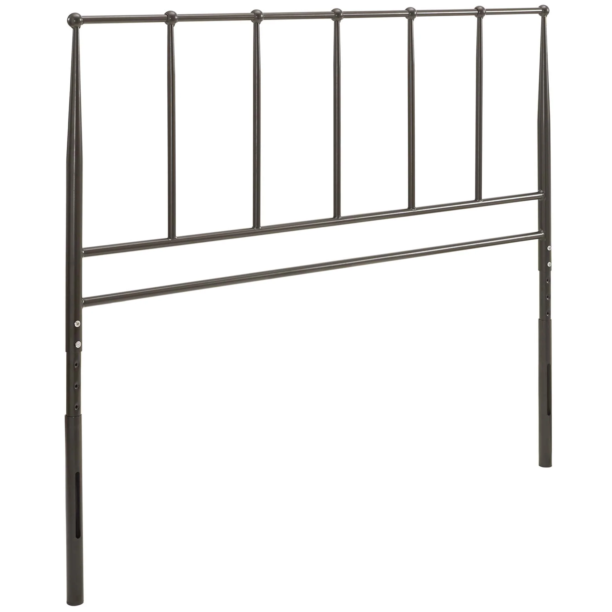 Farmhouse Metal Headboard with Finial Details - Image 6