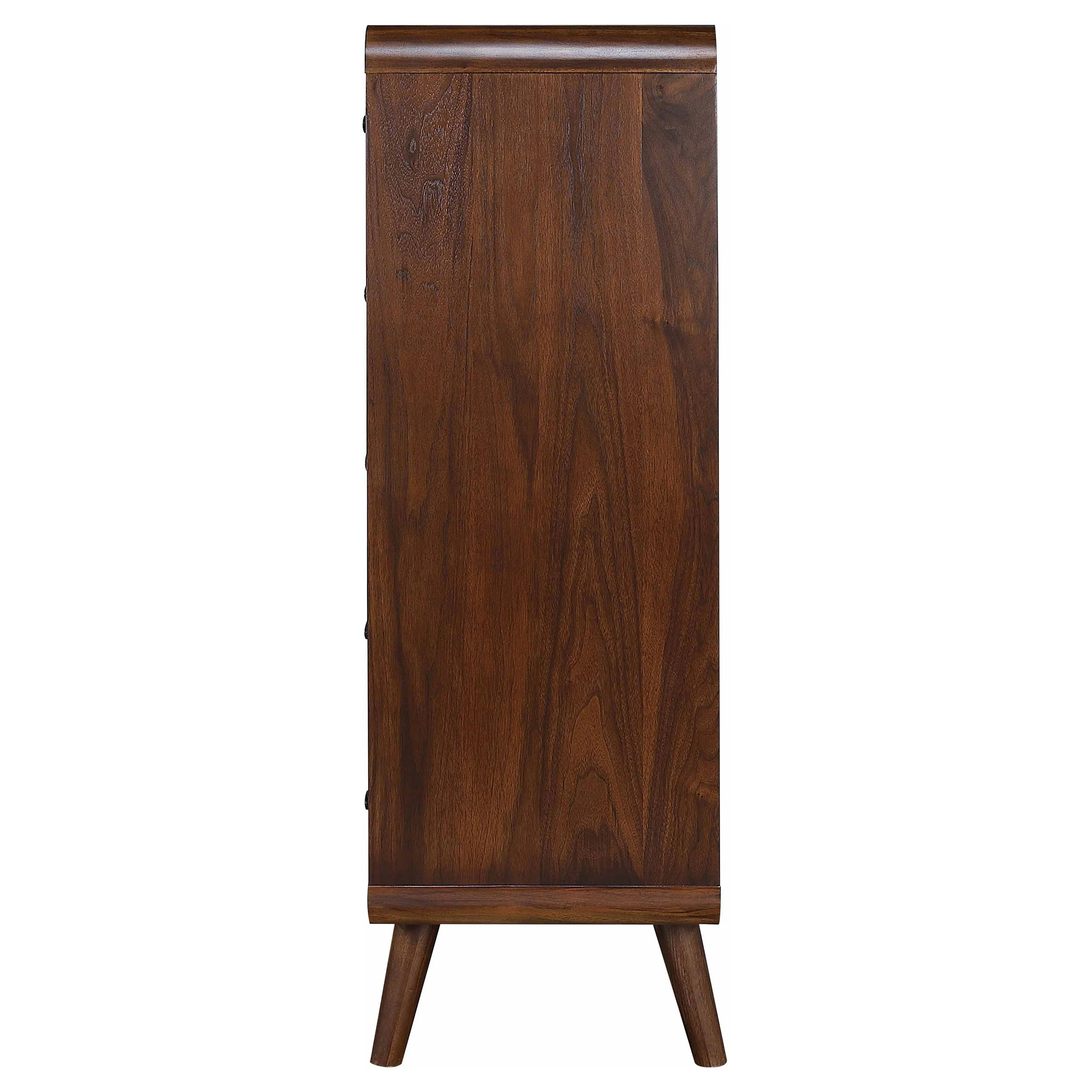 Robyn 5-Drawer Chest of Drawers - Dark Walnut - Image 4