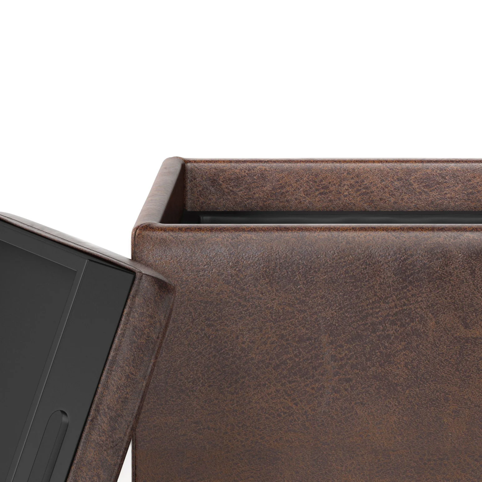 Rockwood - Upholstered Cube Storage Ottoman With Tray - Image 47