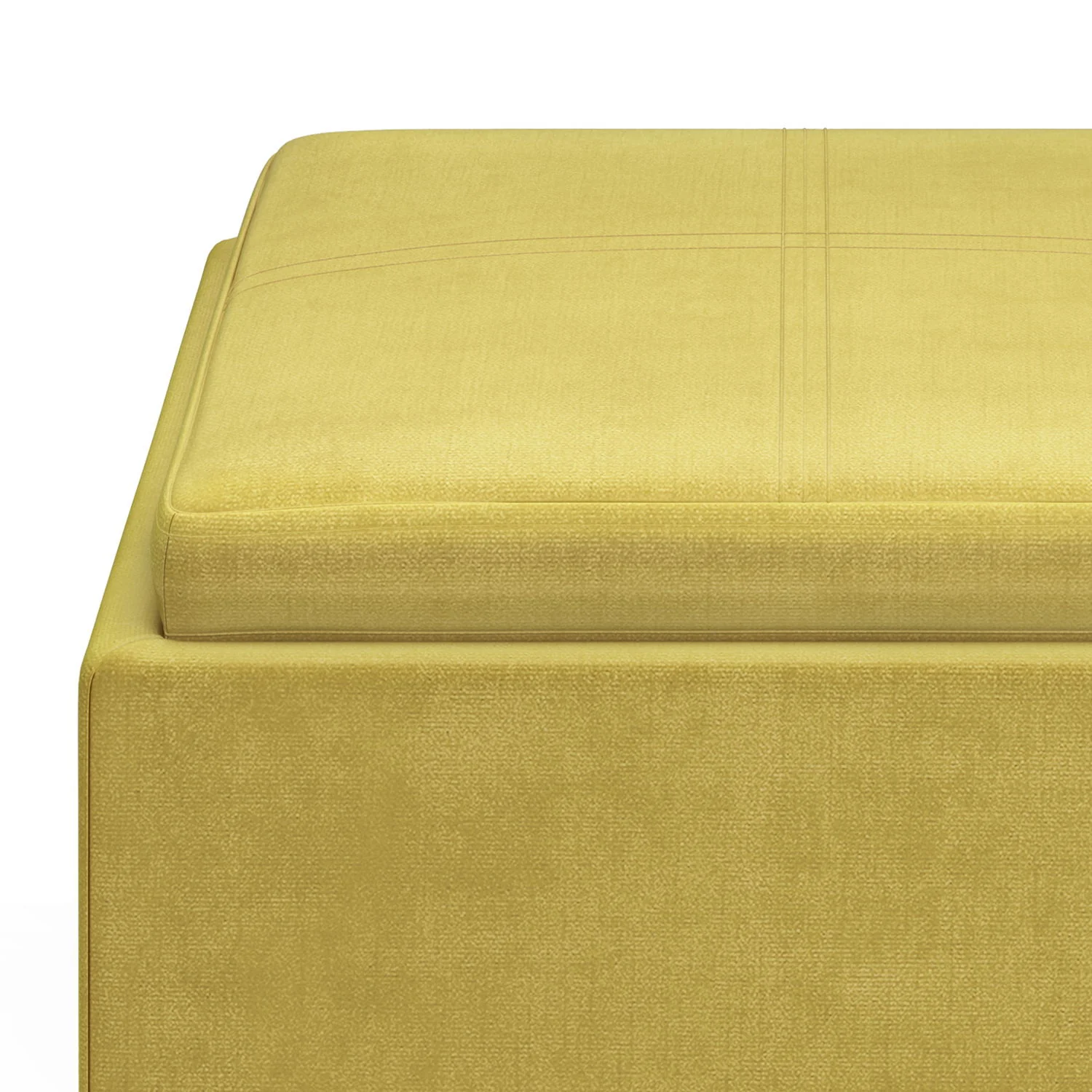 Rockwood - Upholstered Cube Storage Ottoman With Tray - Image 49