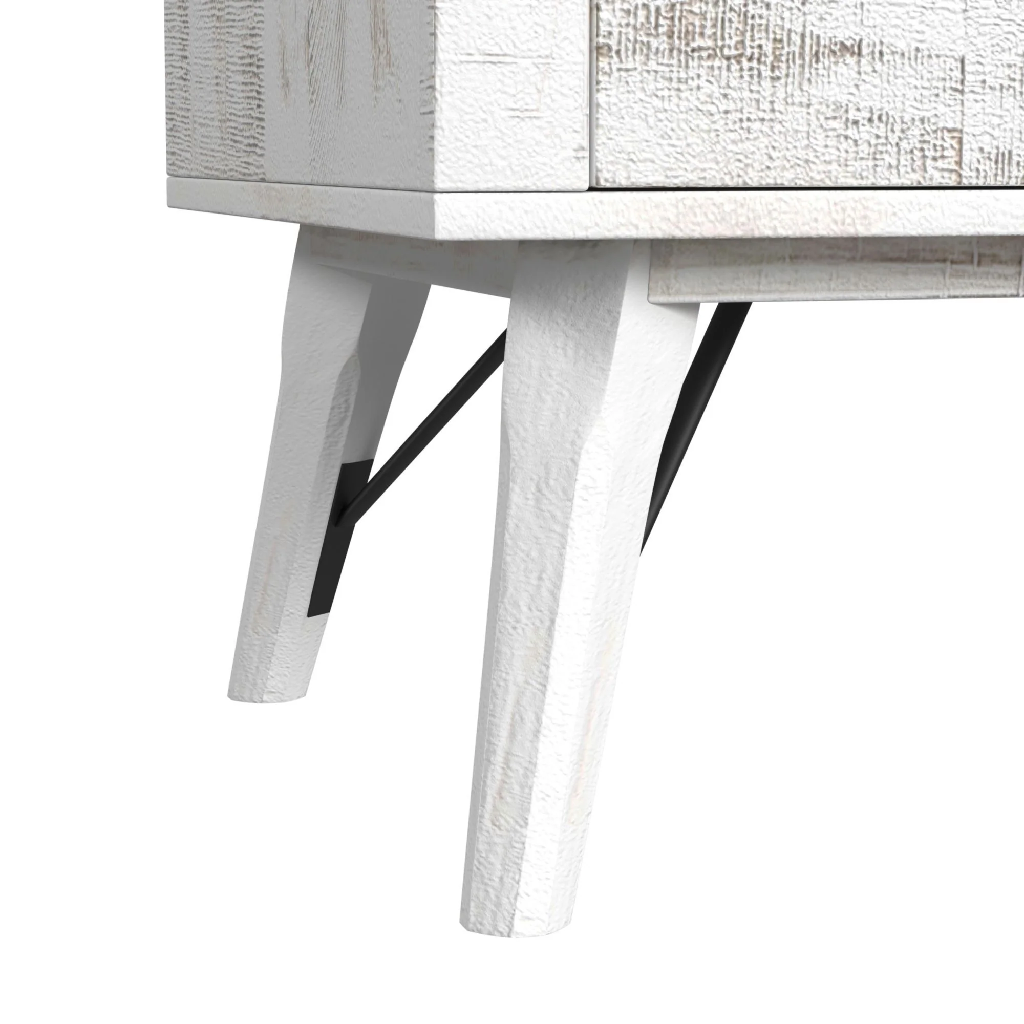 Rogen Rustic - End Table - Rustic White - Image 3