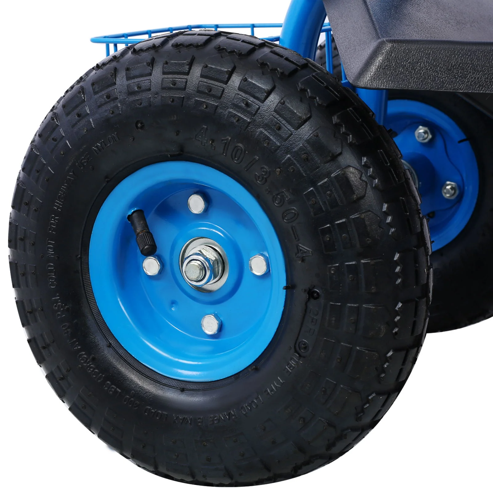 Rolling Garden Scooter Cart Seat With Wheels, 360 Swivel, Tool Tray - Image 16