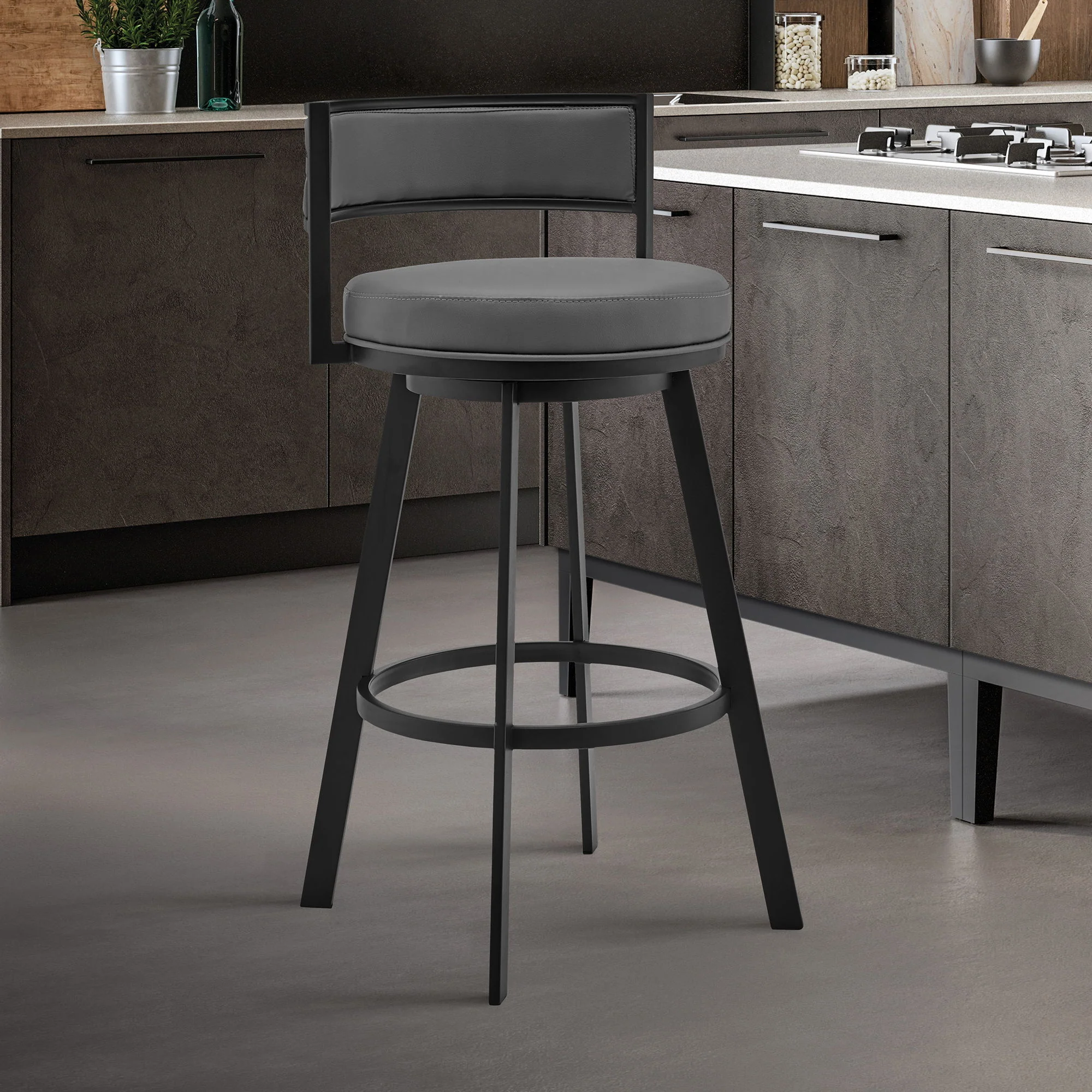 Roman - Swivel Bar Stool - Image 5