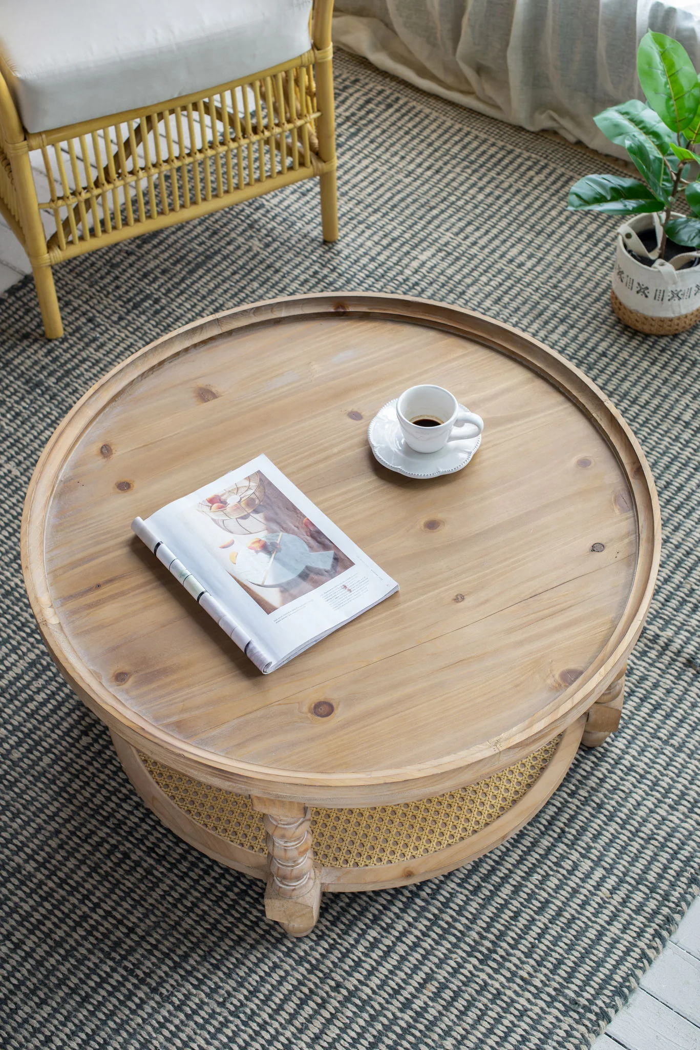 Round 2 Tiered Side Tabel, End Tabel For Lving Room Bedroom Entryway - Image 17