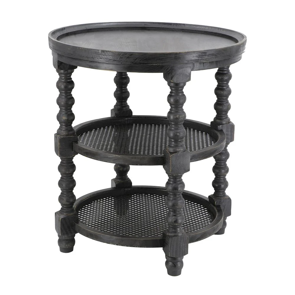 Round 3 Tiered Side Tabel, End Tabel For Lving Room Bedroom Entryway - Image 2