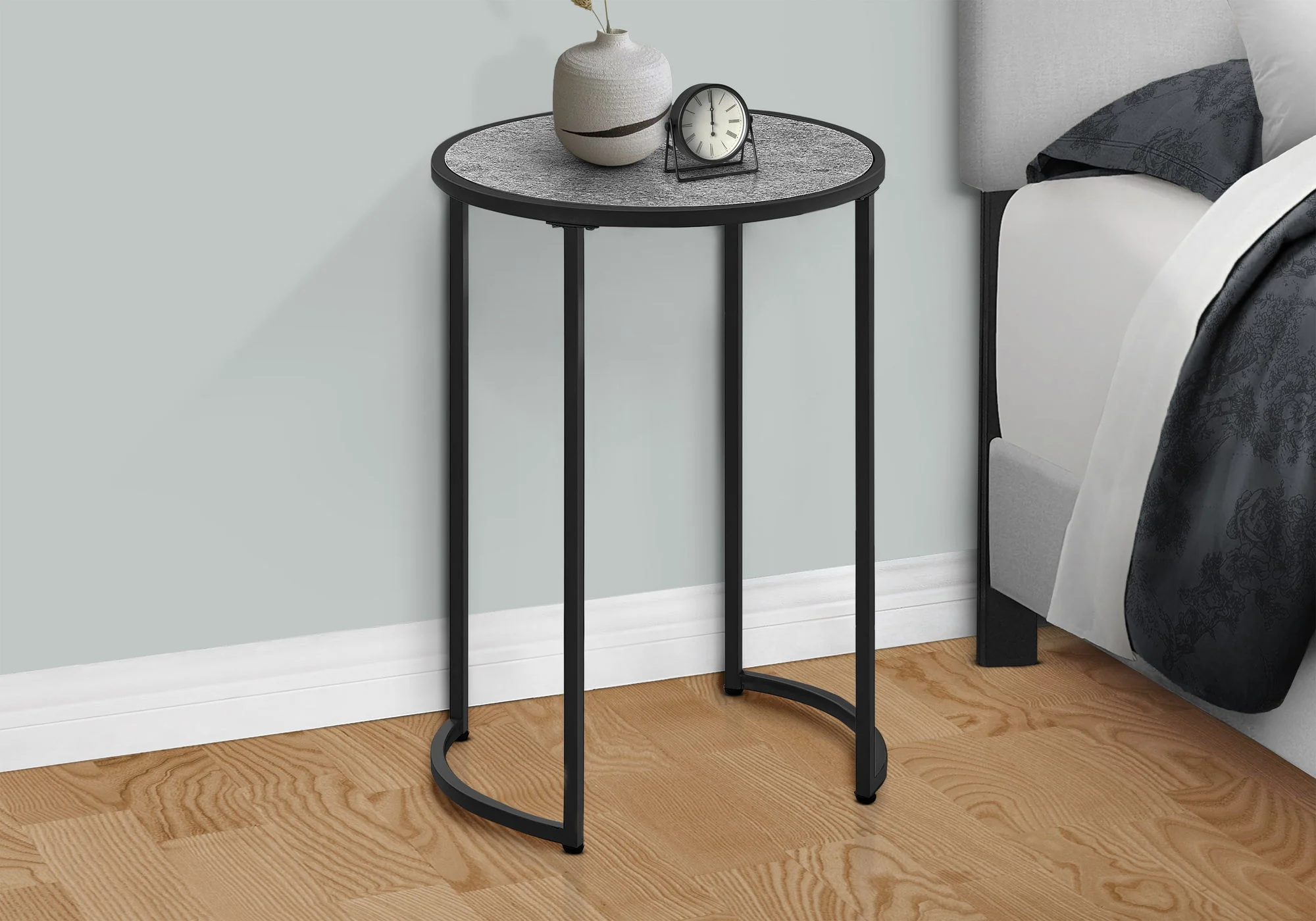 Round Accent Side Table, Contemporary & Modern - Image 9