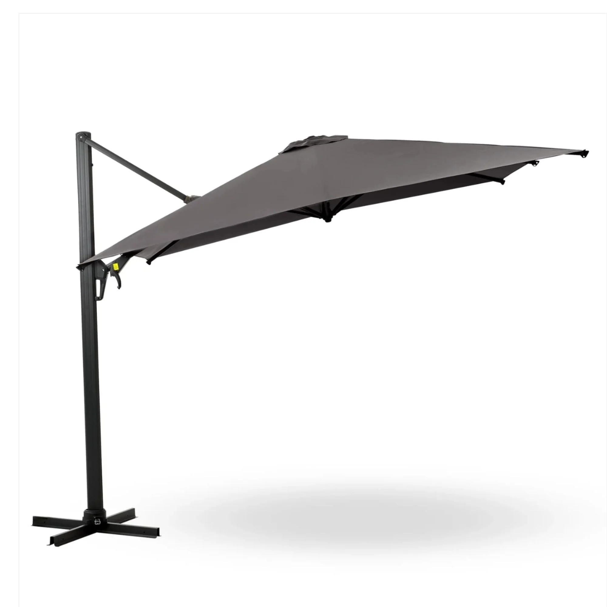 Round Cantilever Patio Umbrella With 360 Rotation & Infinite Tilt Adjustment - Image 5