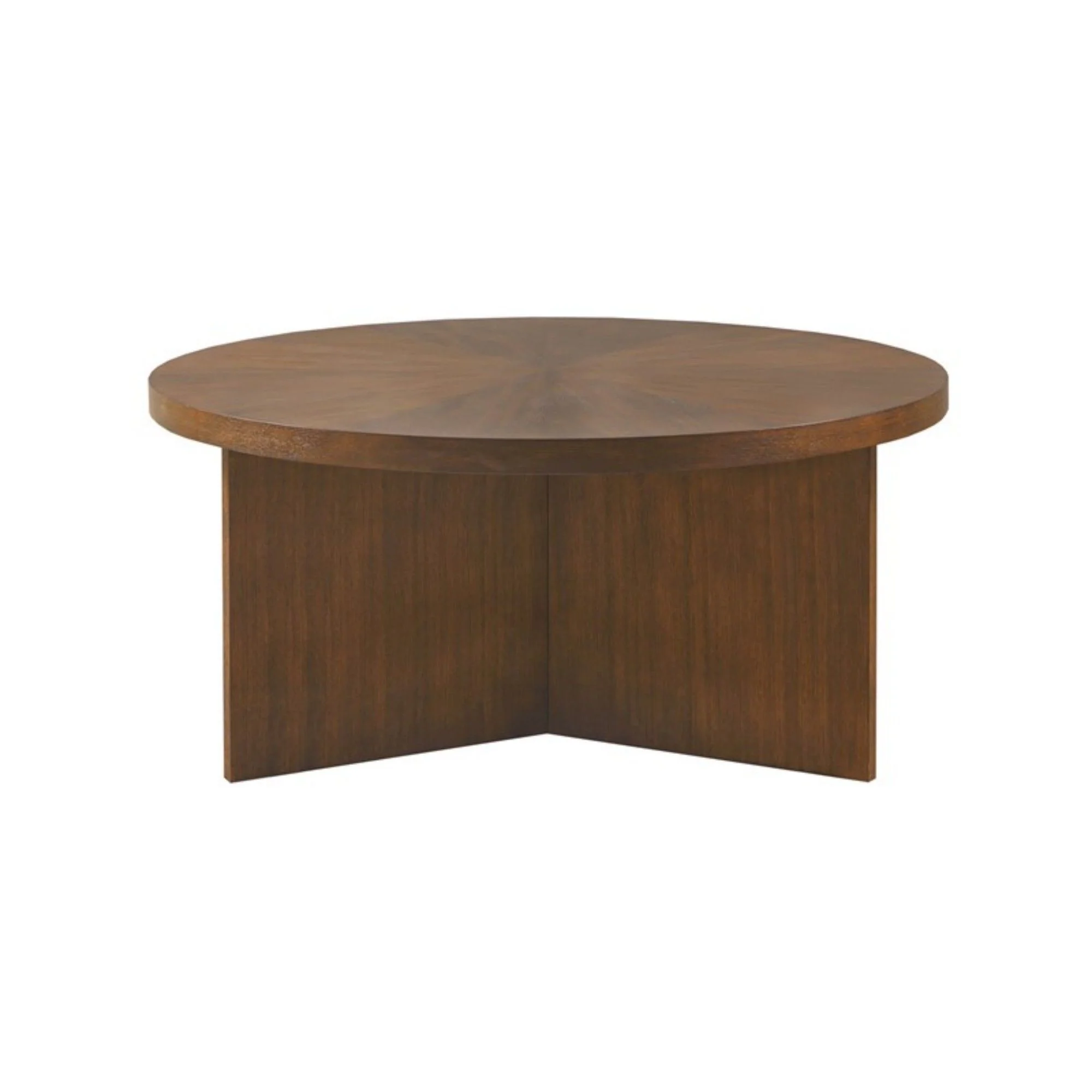 Round Coffee Table With Solid Veneer Top - Image 8