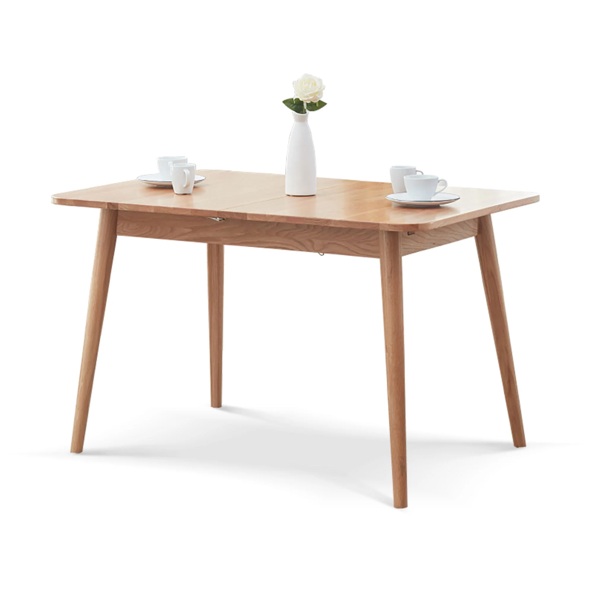 Round Corner Diagonal Leg Telescopic Table For 6 - 8 People To Meet Dining Table - Image 3