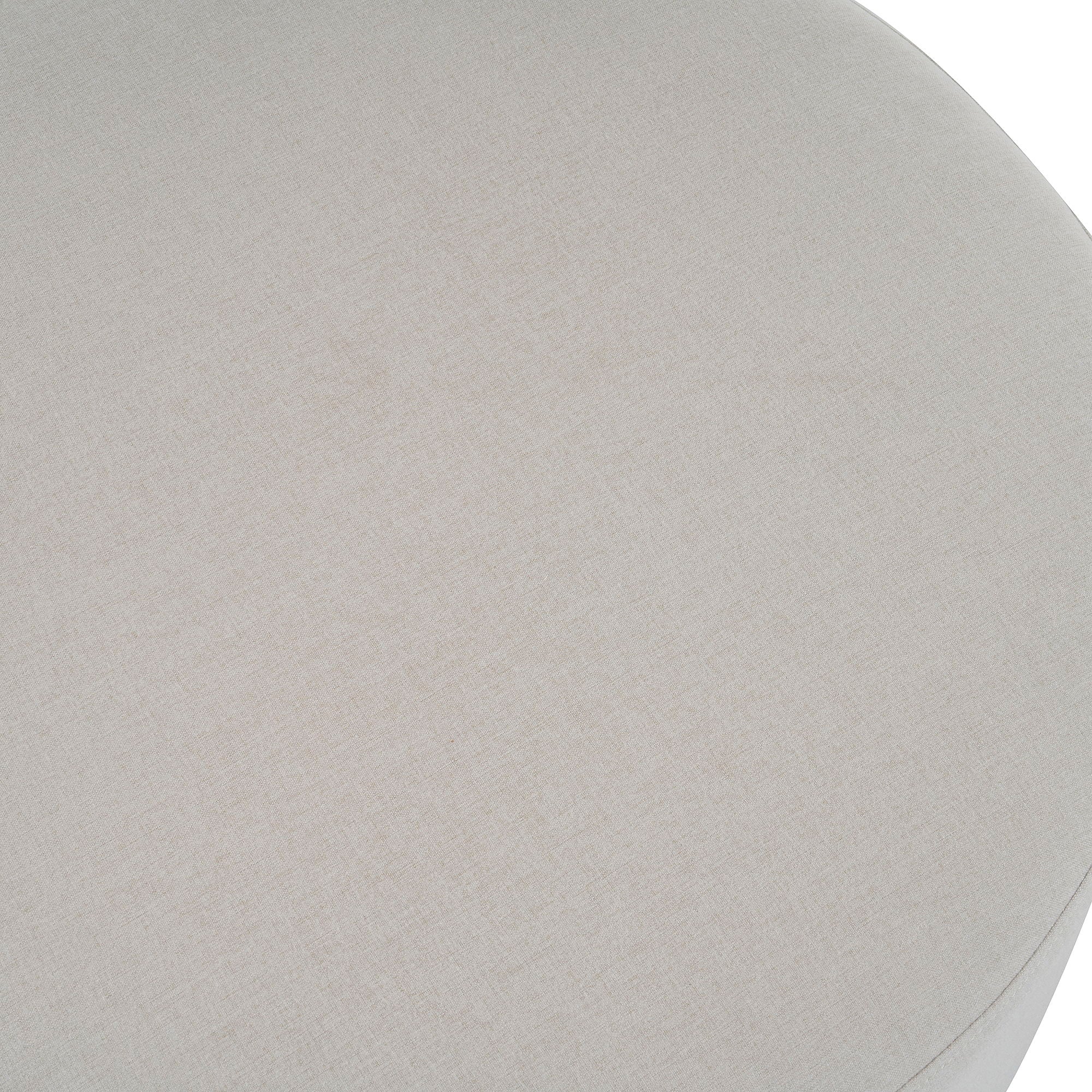Round Ottoman, Minimalist Footstool - White - Image 5