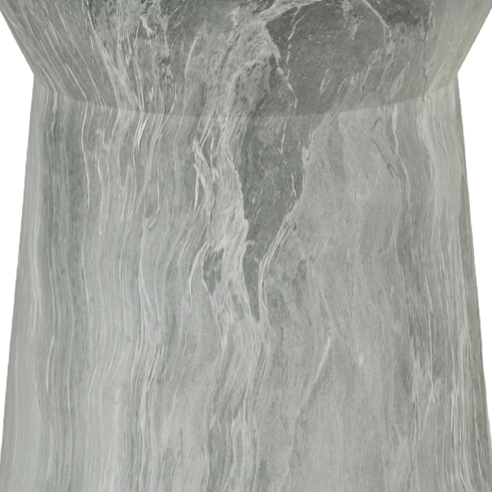Round Outdoor End Table - Marble - Image 4