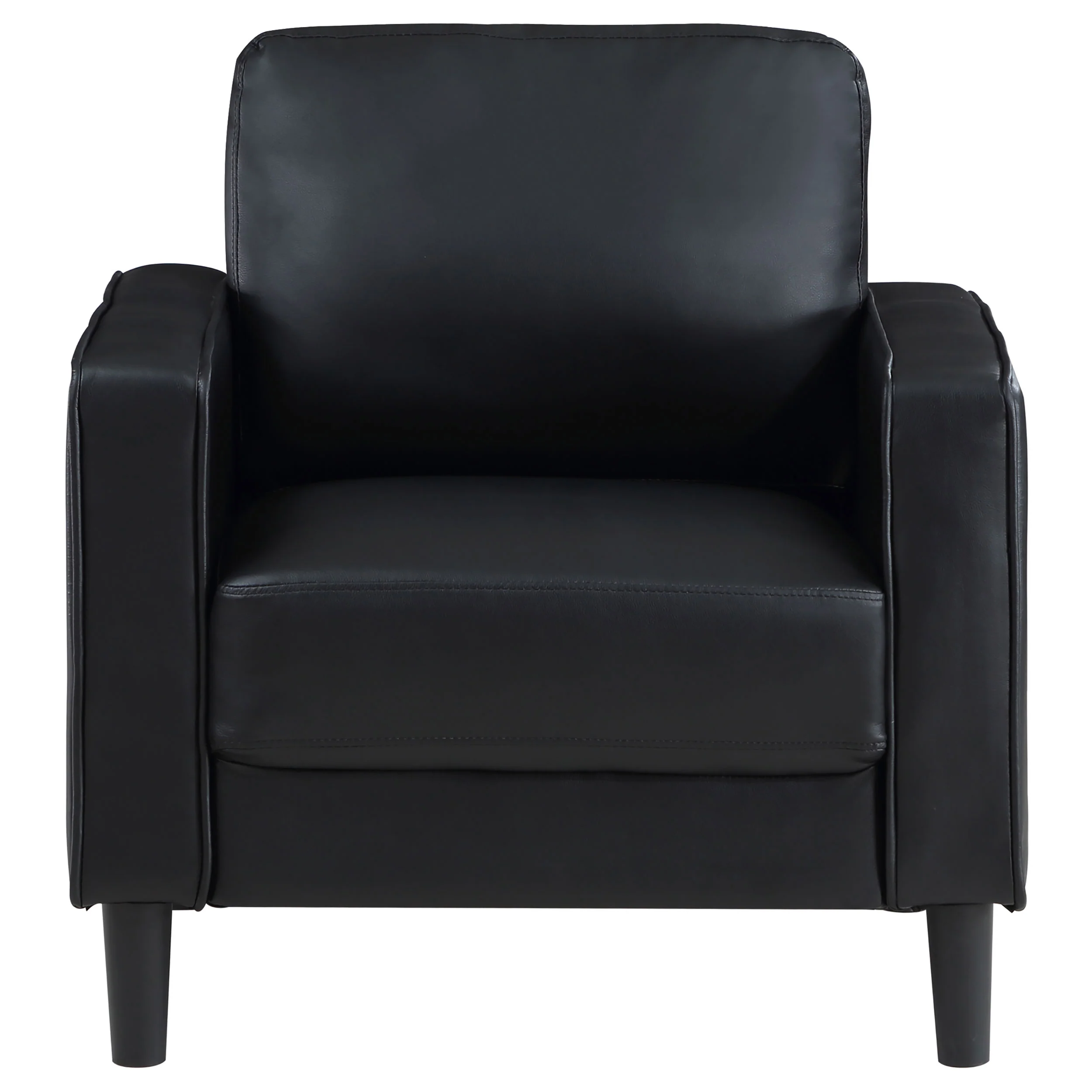 Ruth Upholstered Track Arm Accent Chair Black - Image 5