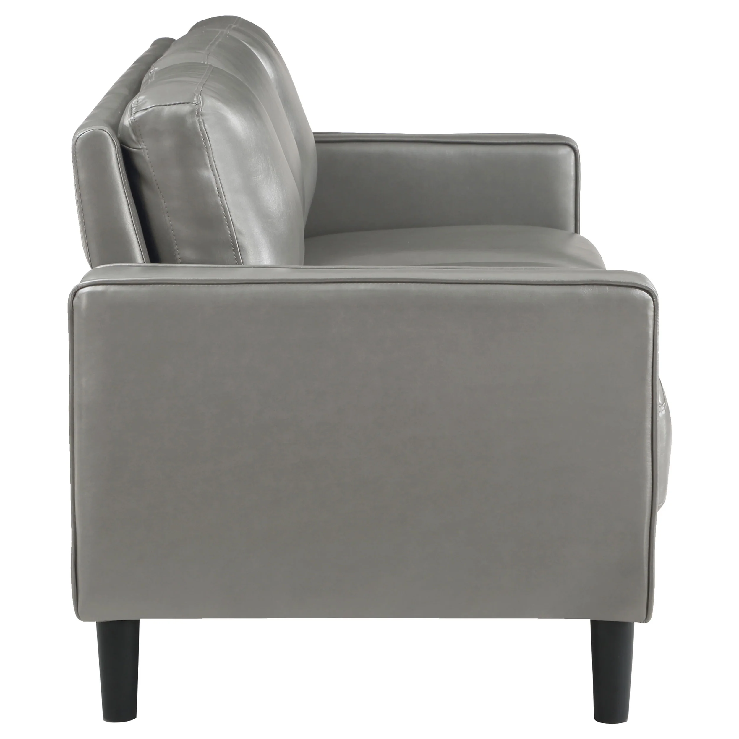 Ruth Upholstered Track Arm Sofa in Grey - Image 10