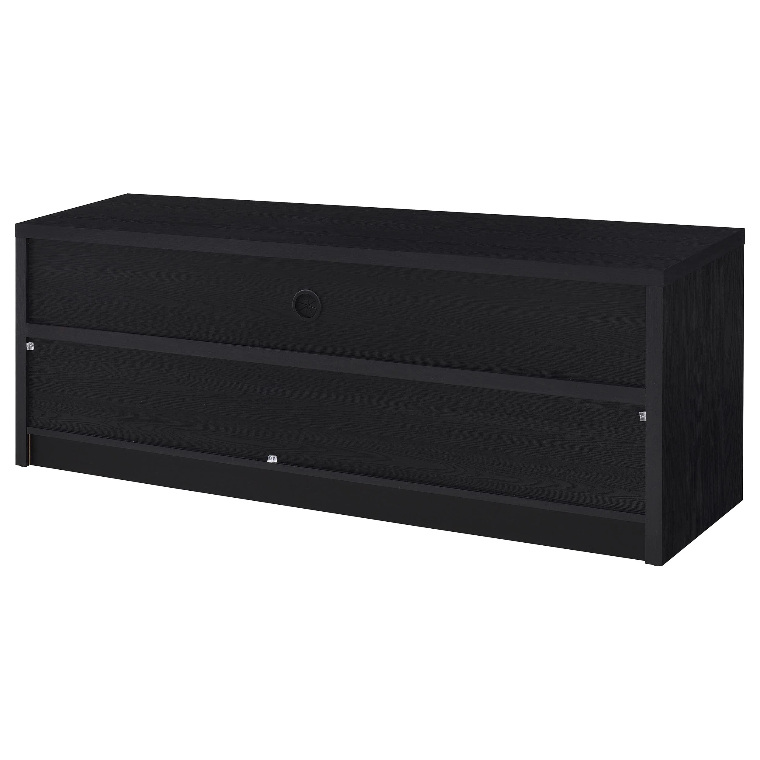 Rutland 59-Inch 3-Drawer TV Stand Media Console Black - Image 7