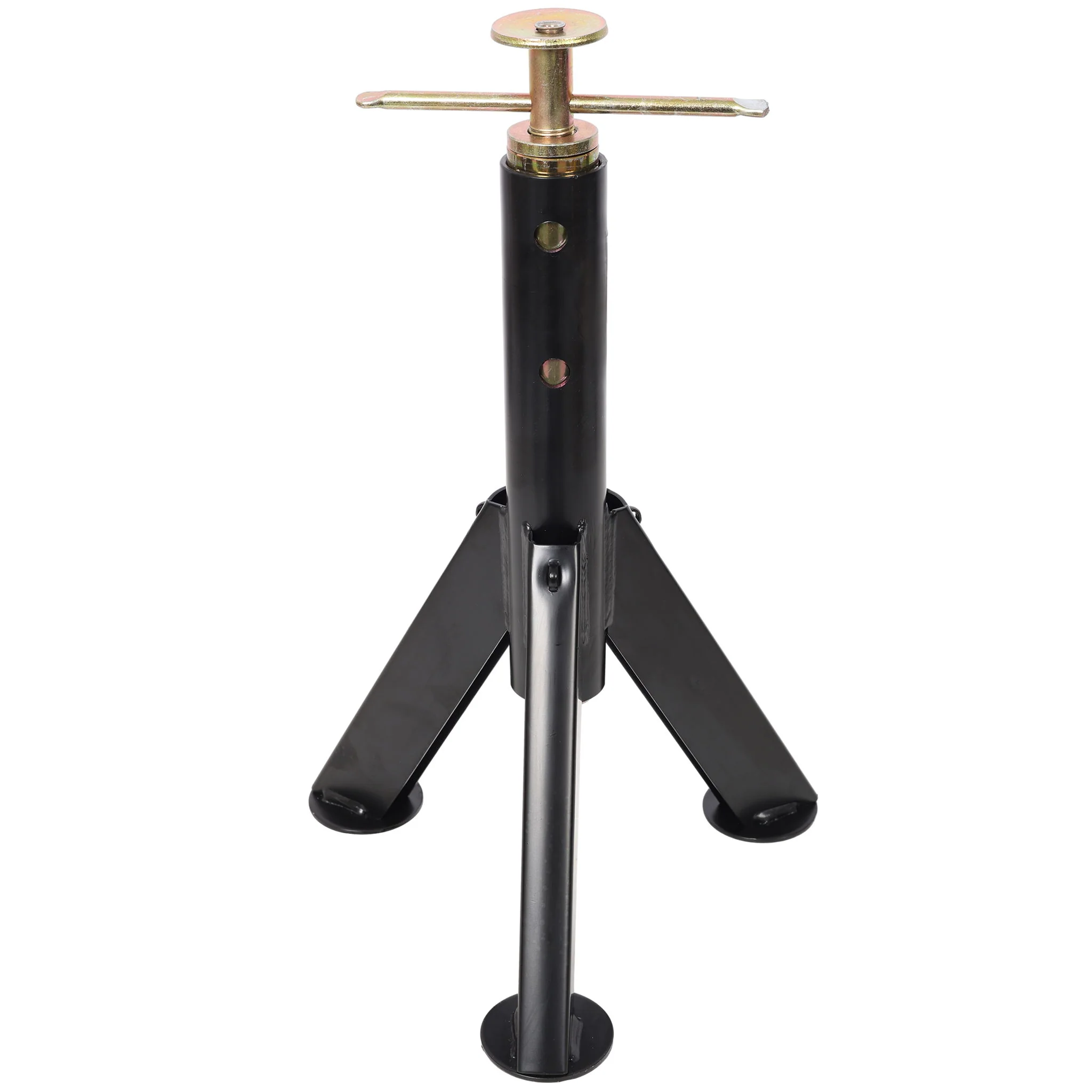 RV Adjustable Telescoping Stabilizer Jack Stand Supports Stabilizer, 16" To 30" (Set of 2) - Black - Image 6