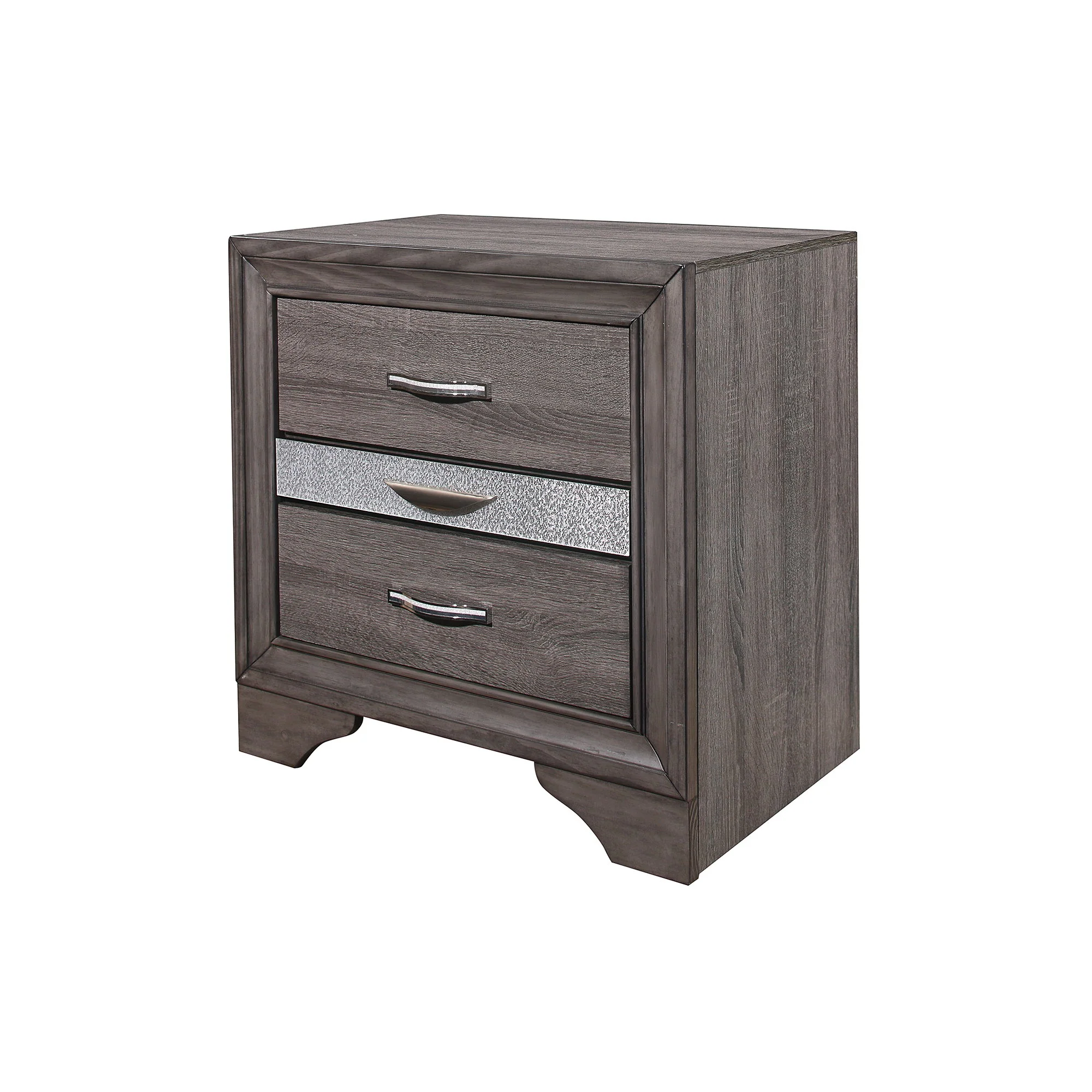 Ryder - Sparkle Nightstand - Gray - Image 2