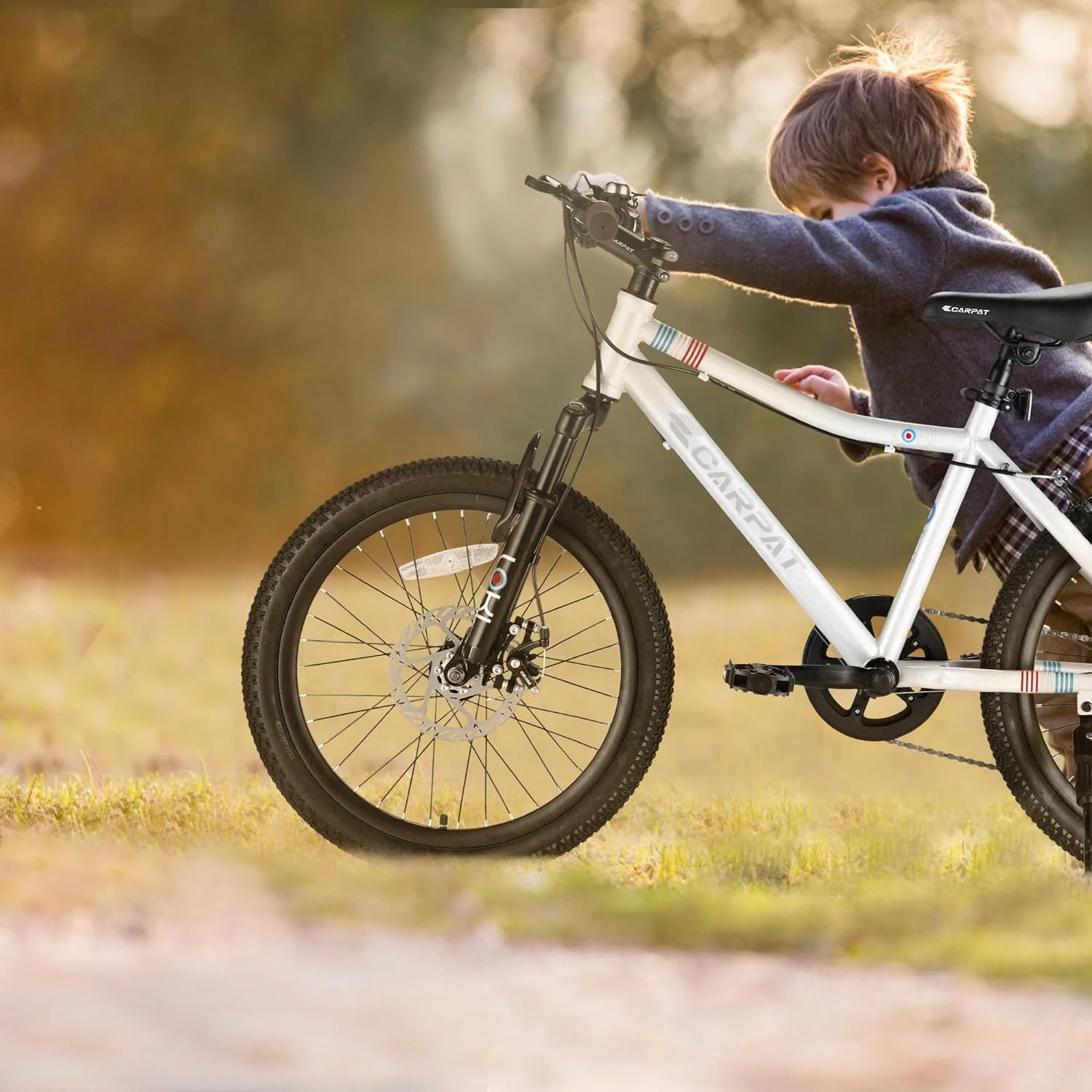 S20101 20" Kids' Bike, Boys Girls Mountain Bike Ages 8-12, 7 Speed Teenager Children Kids' Bicycles, Front Suspension Disc Brake Rear V-Brake, High Steel Frame - Image 36