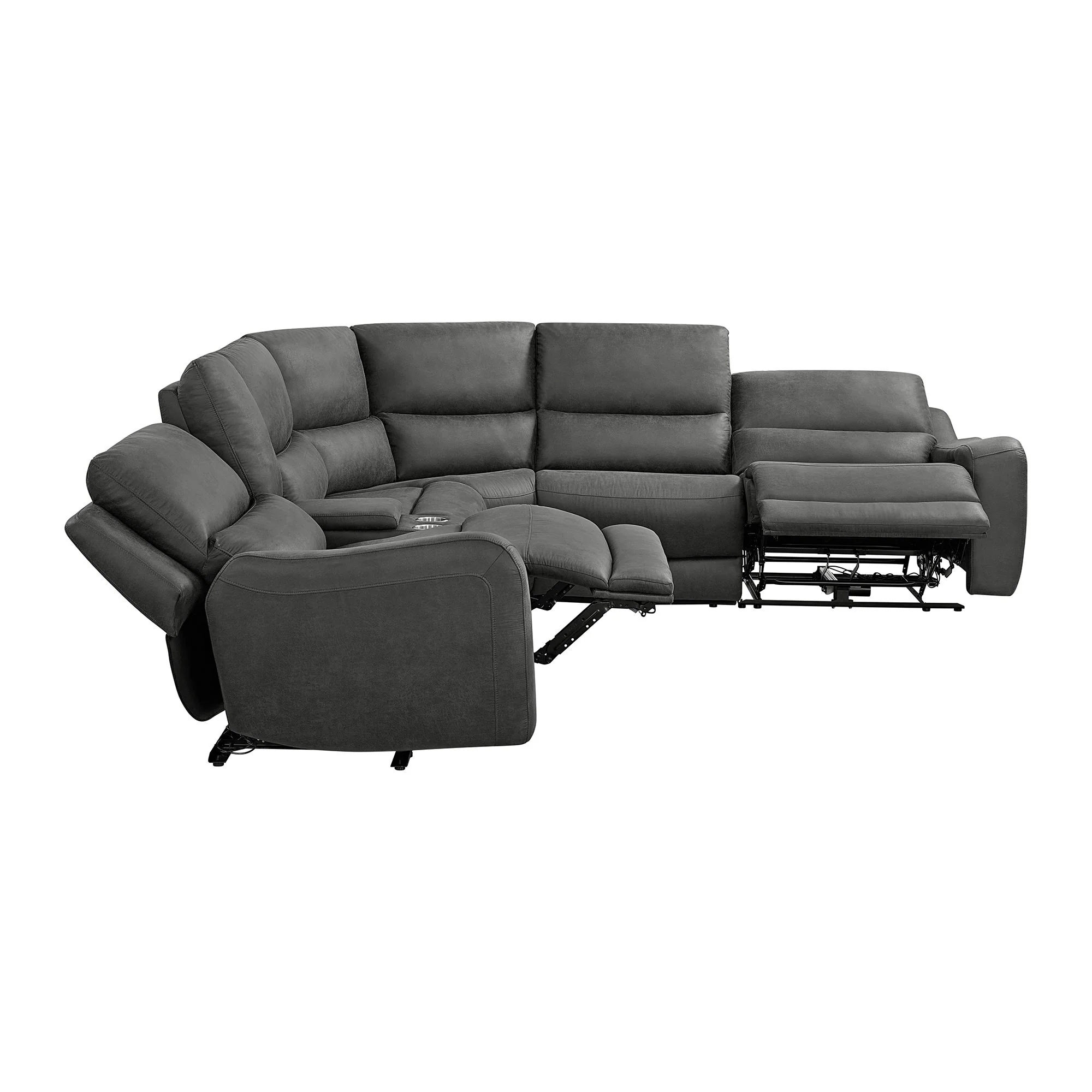 Saber - 6 Piece Sectional Set - Texas Granite - Image 2