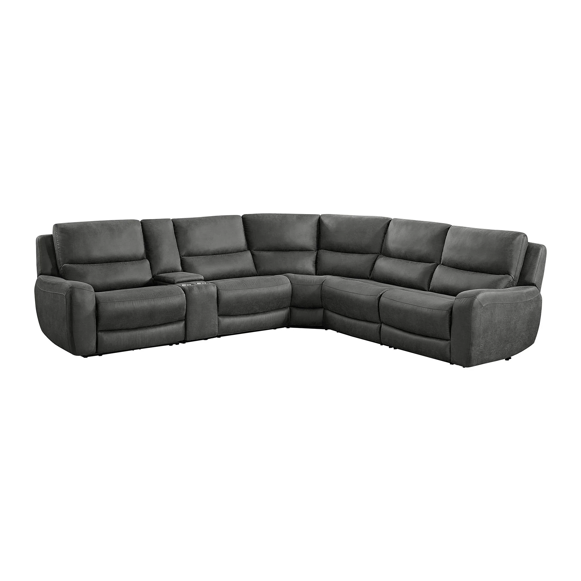 Saber - 6 Piece Sectional Set - Texas Granite - Image 5