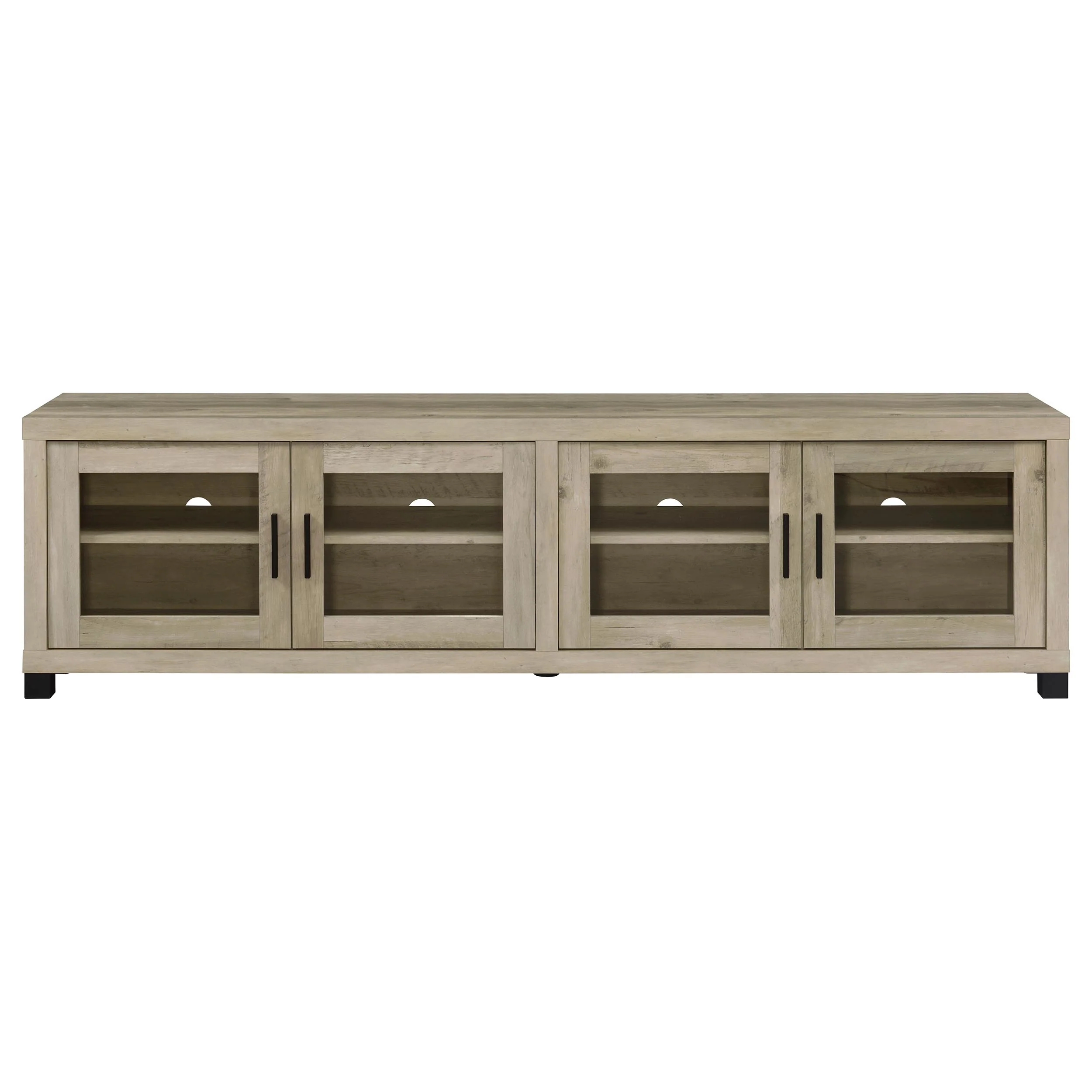 Sachin 3-Piece 79-Inch TV Entertainment Center Antique Pine - Image 13