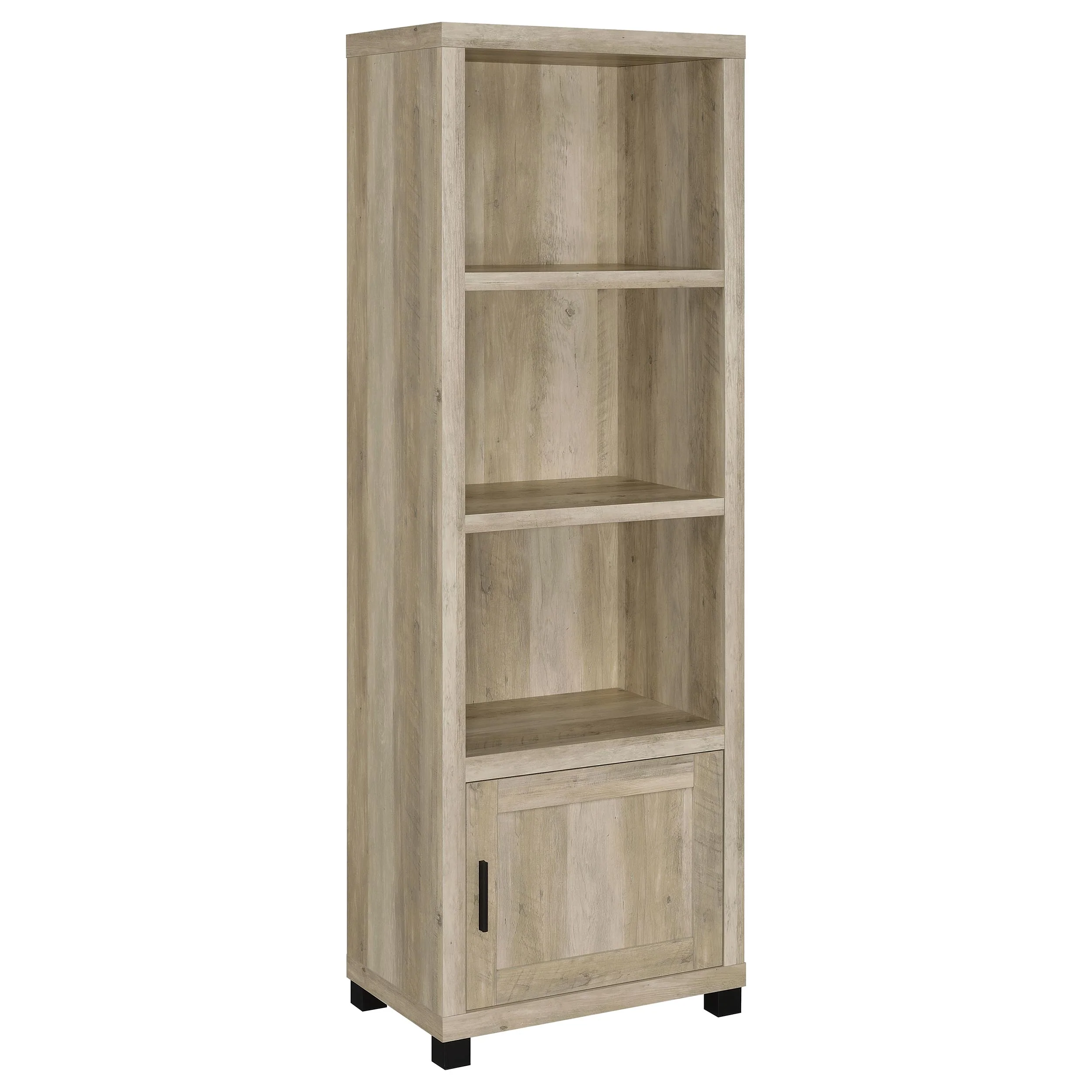 Sachin 3-Piece 79-Inch TV Entertainment Center Antique Pine - Image 2