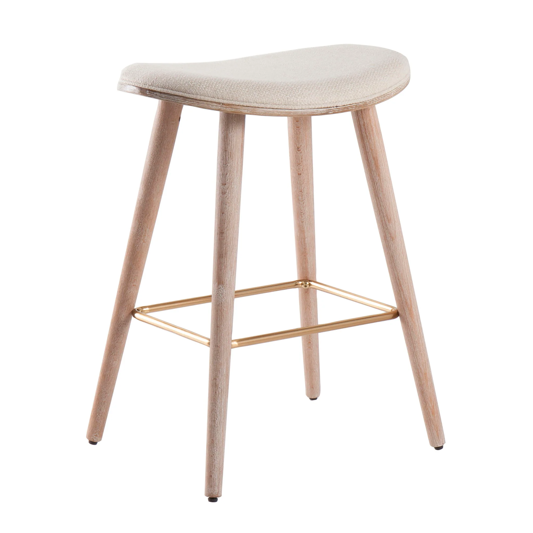 Saddle - Contemporary Counter Stool (Set of 2) - Image 4