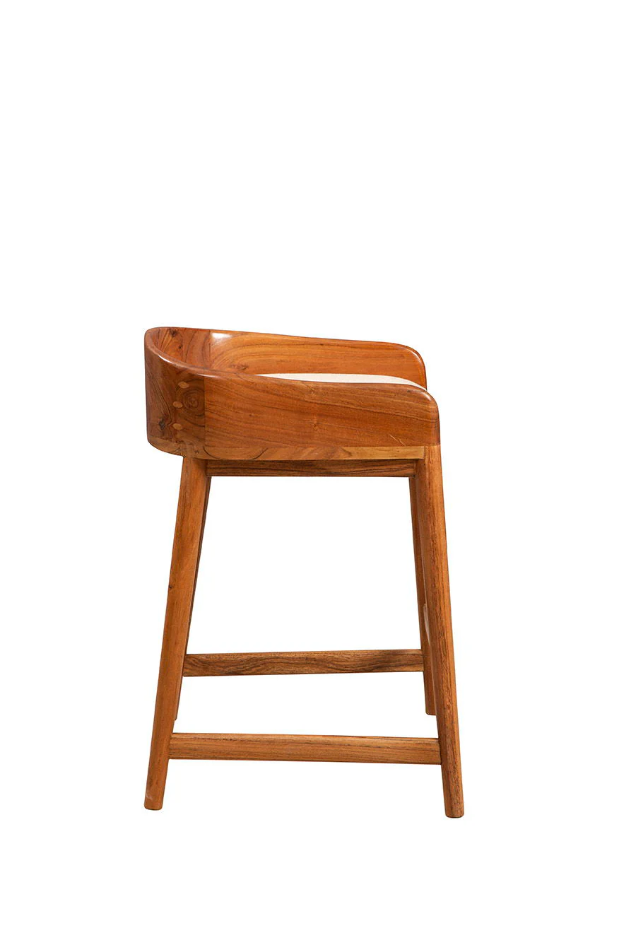 Saddle - Counter Stool - Light Brown - Image 3