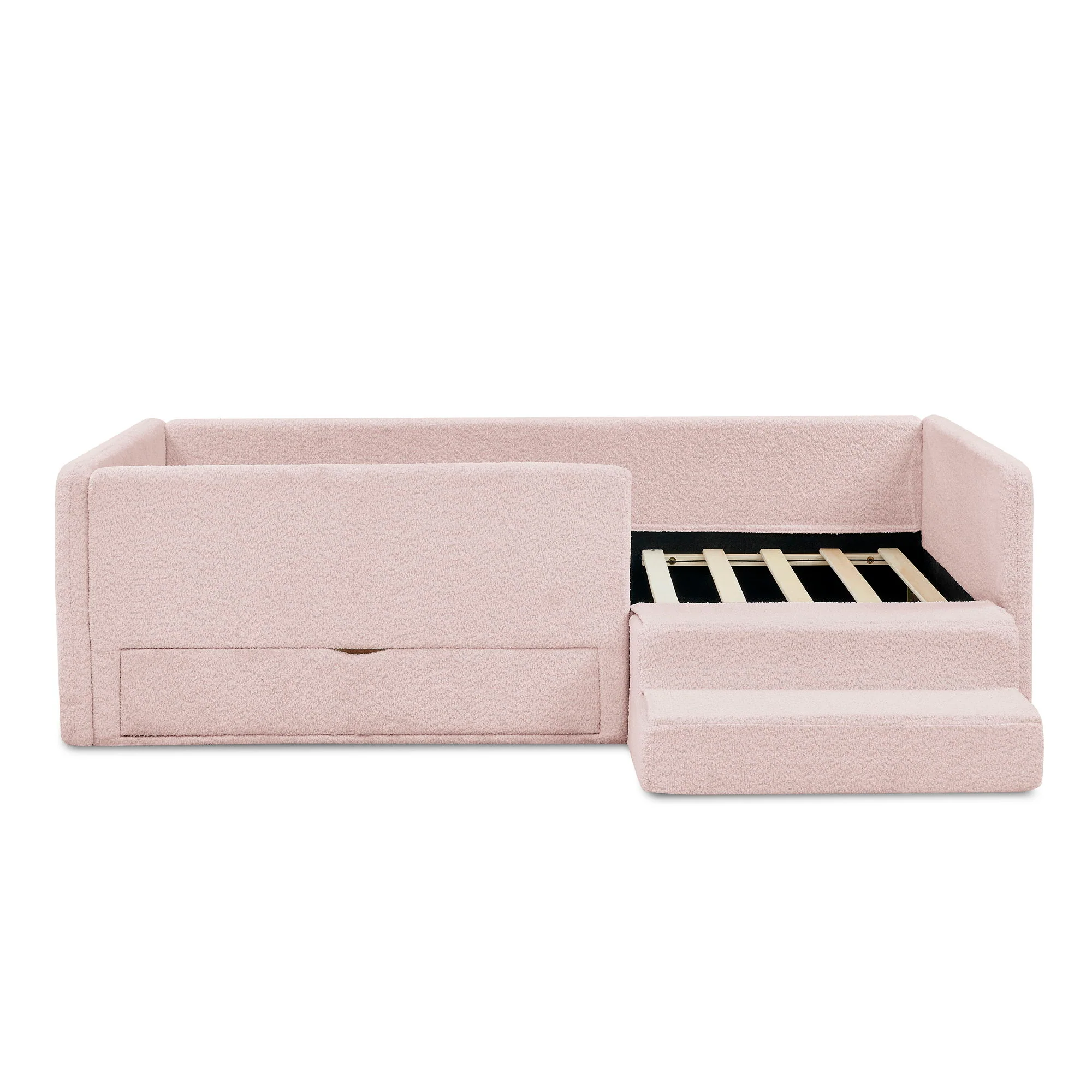 Safe Kids Bed With Guardrails And Storage - Image 2