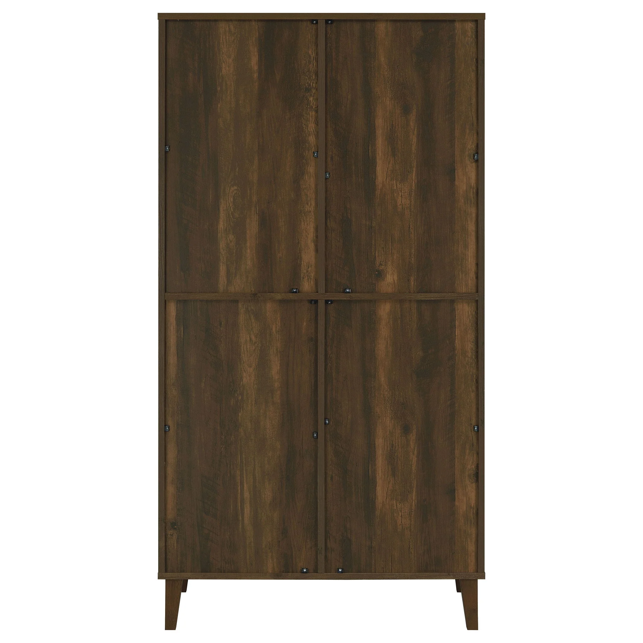 Sakai - 4 Door Tall Accent Cabinet With Slatted Doors - Brown - Image 5