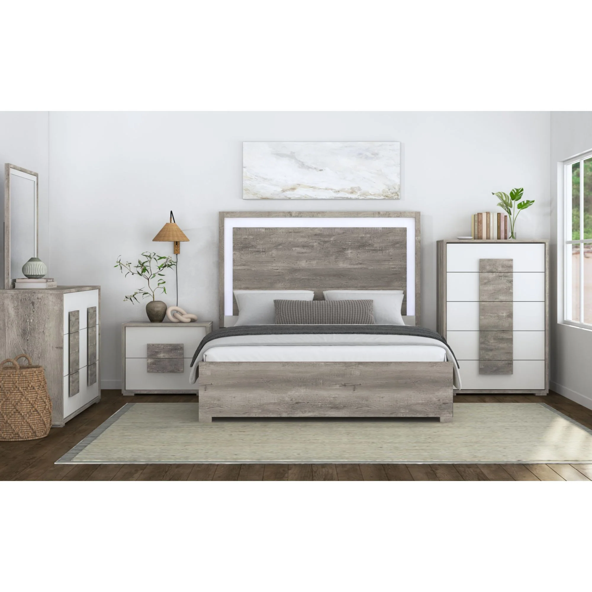 San Matteo - 5-Drawer Chest - Gray - Image 8