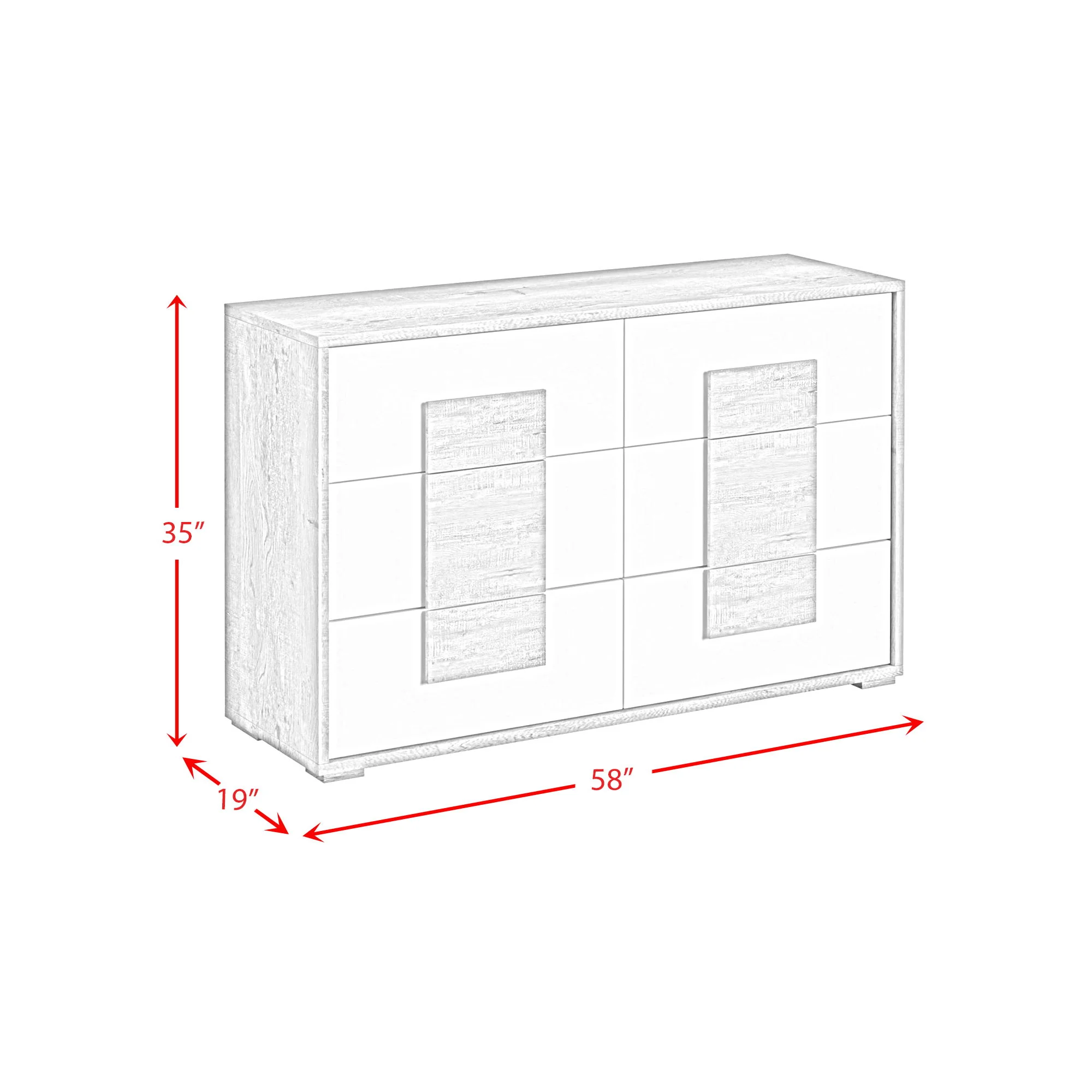 San Matteo - 6-Drawer Dresser - Image 12