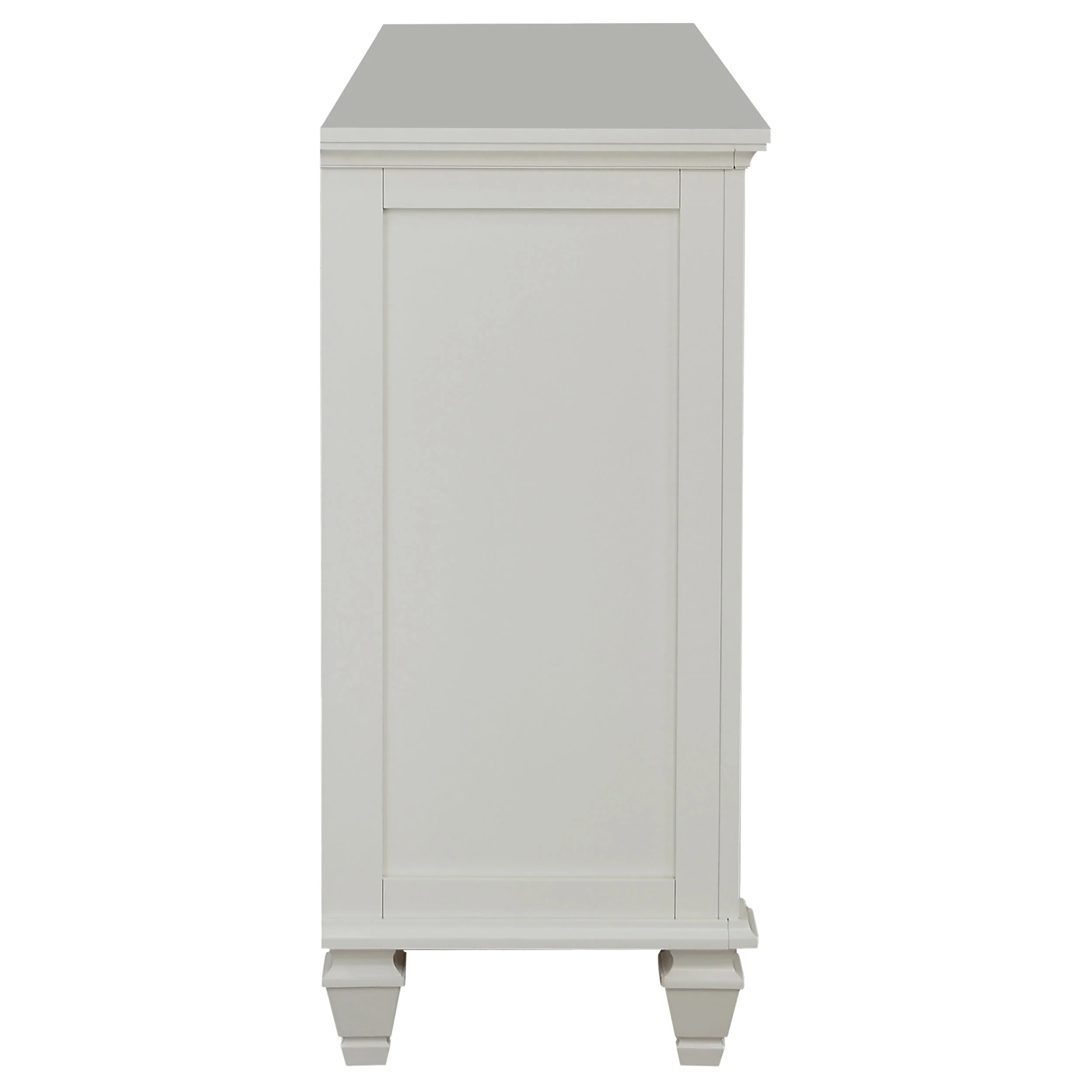 Sandy Beach 11-Drawer Dresser in Cream White - Image 7