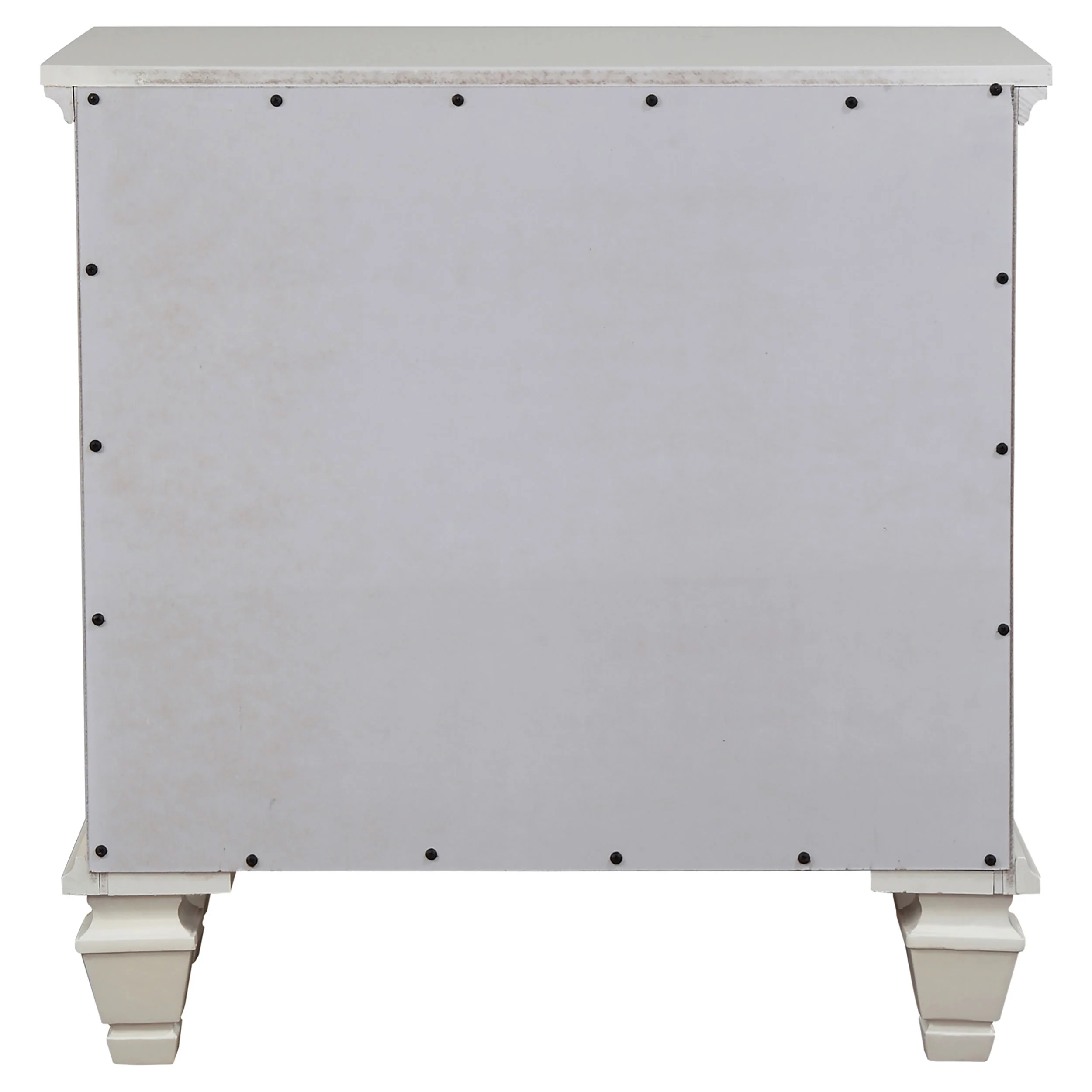 Sandy Beach 3-Drawer Nightstand in Cream White - Image 8
