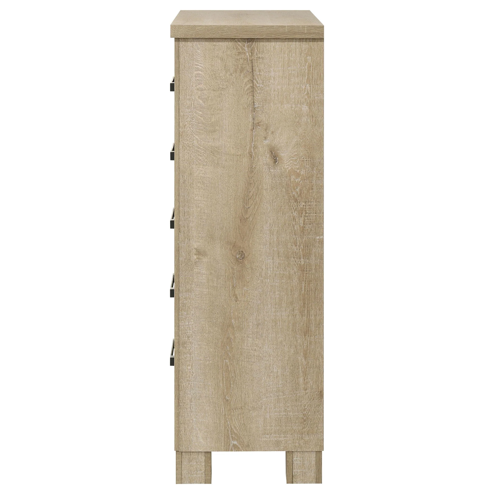 Sansome - 5 Drawer Bedroom Chest - Oak - Image 2