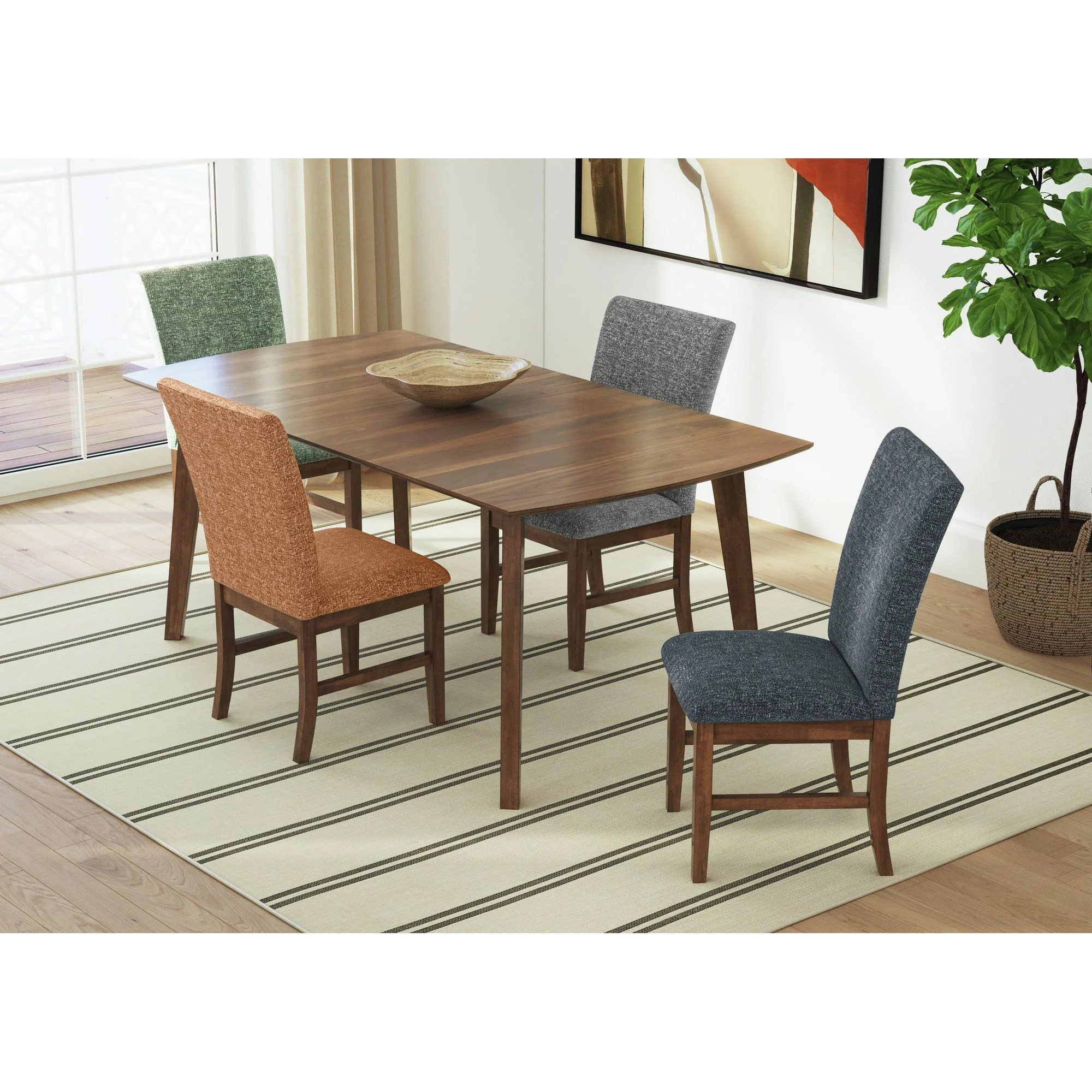 Santa Barbara - Rectangular Dining Table - Walnut - Image 4