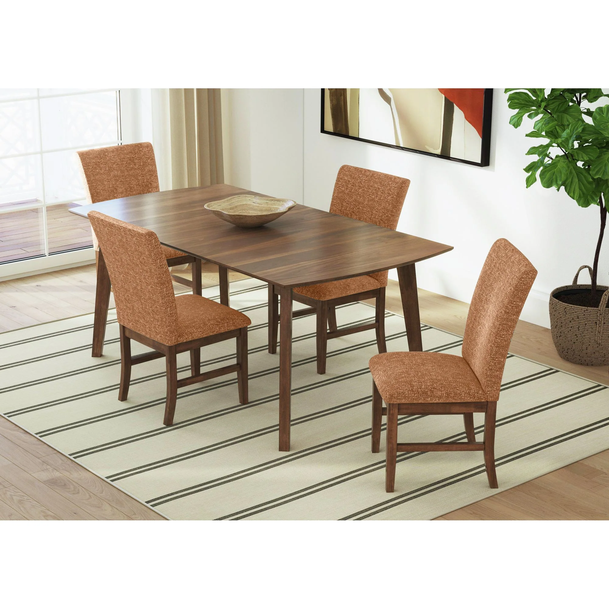 Santa Barbara - Rectangular Dining Table - Walnut - Image 9