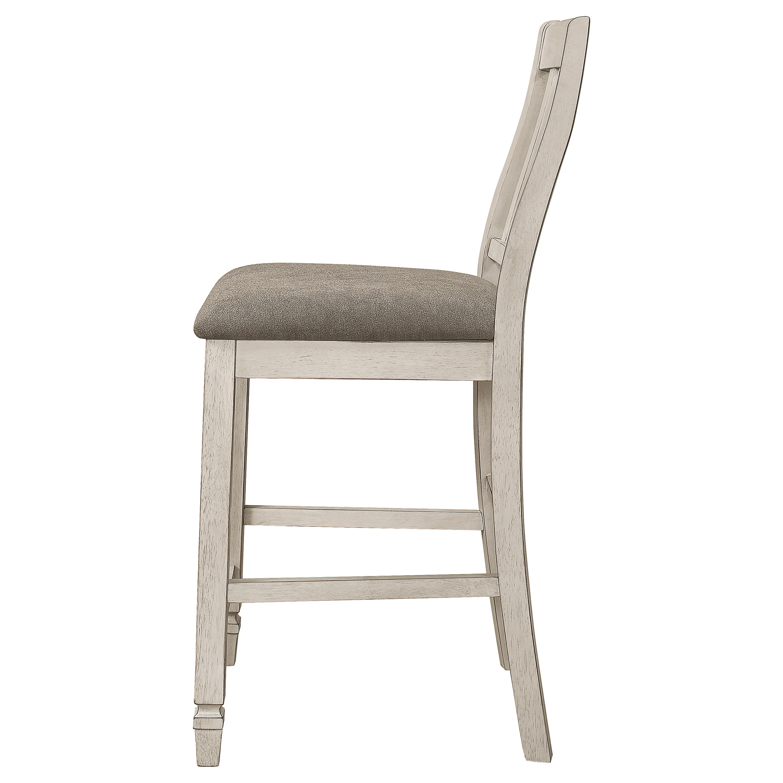 Sarasota Wood Counter Chair Rustic Cream, Set of 2 - Image 3