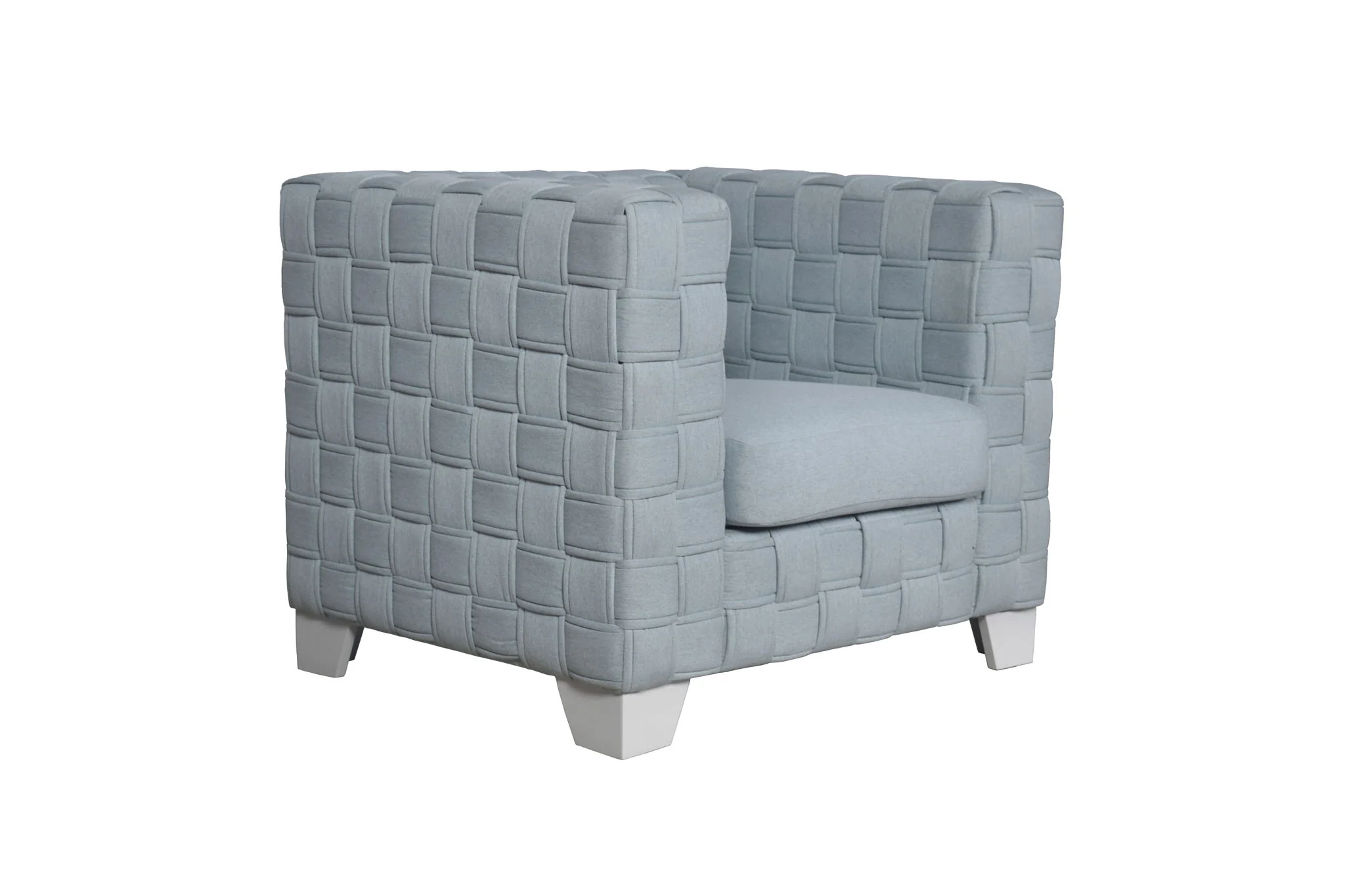 Saree - Chenille Chair - Light Blue - Image 2