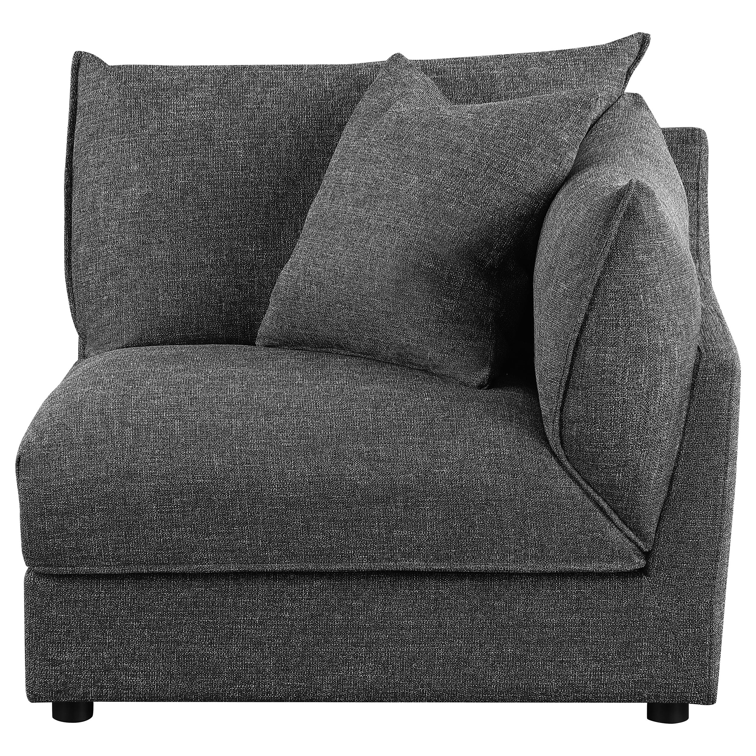 Sasha Upholstered RAF Chair in Barely Black - Image 10