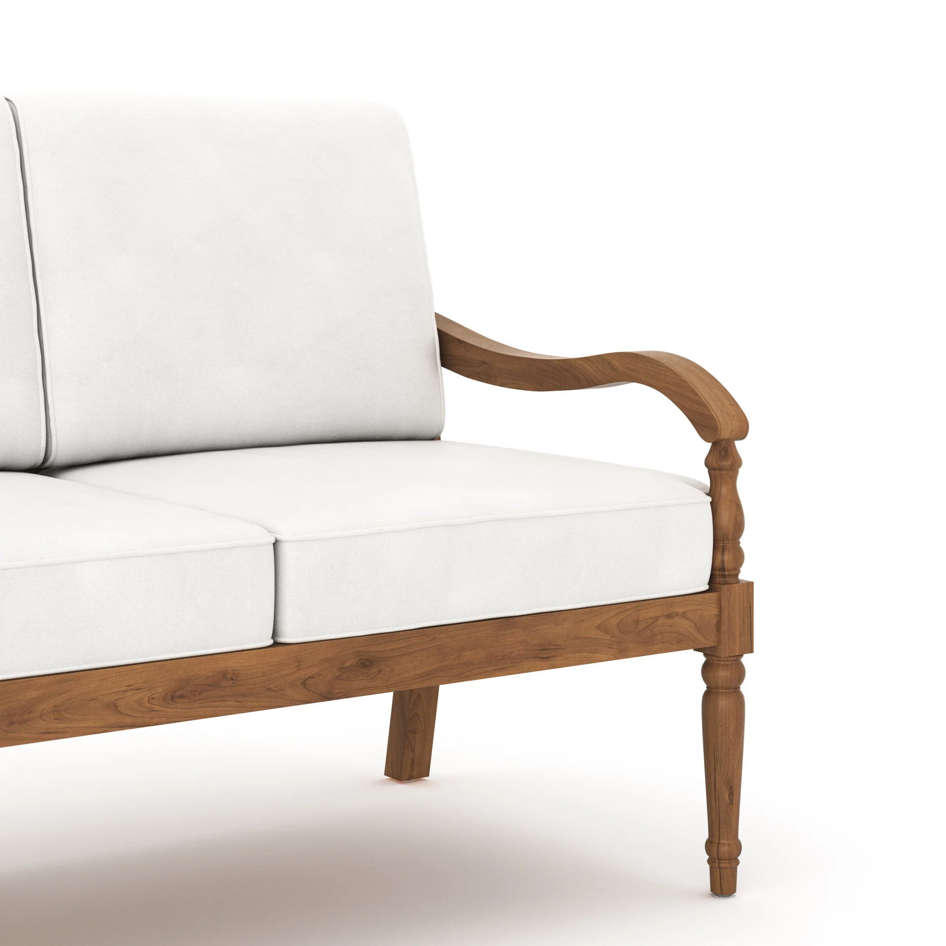 Savannah - Sofa - White Linen - Image 2
