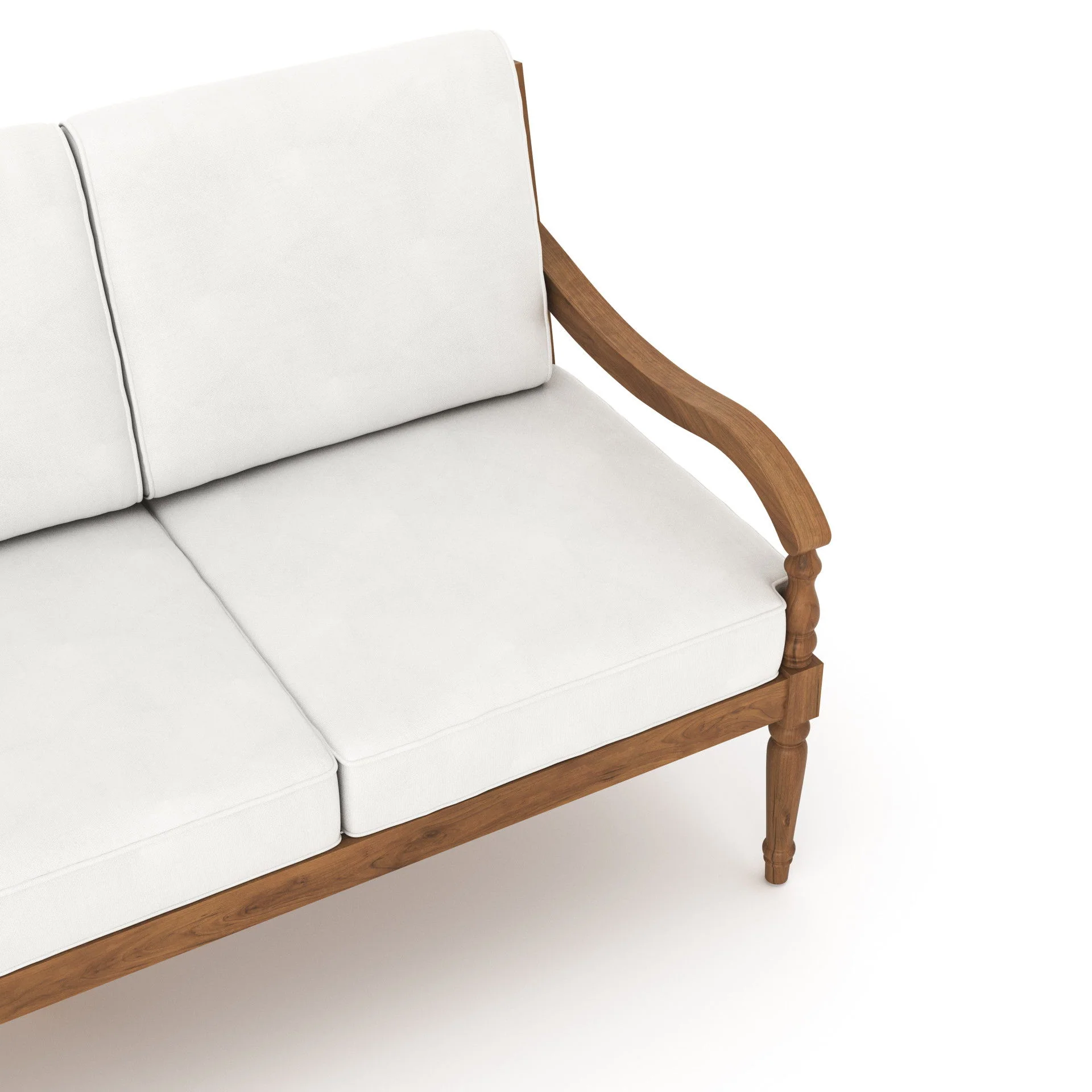 Savannah - Sofa - White Linen - Image 6