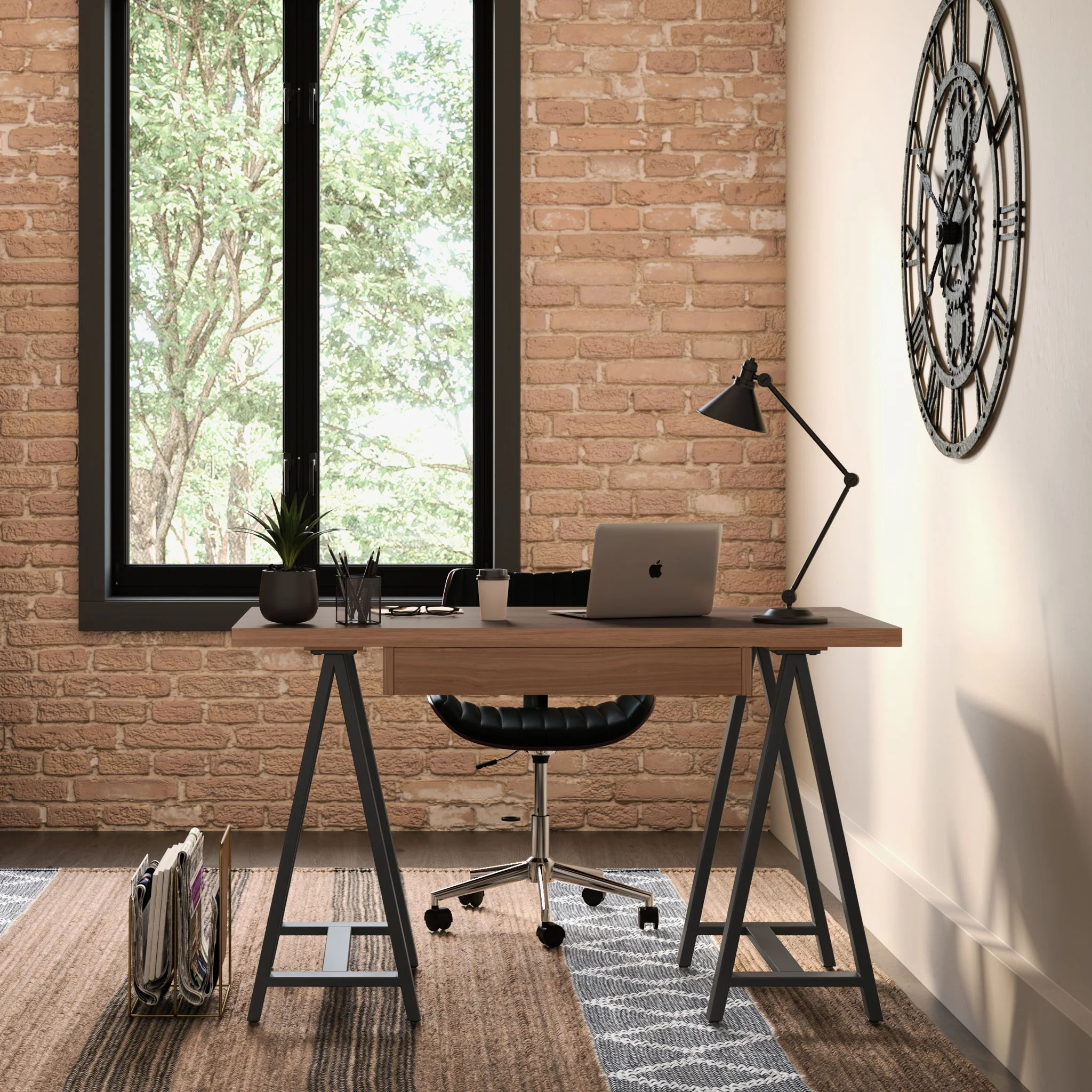 Sawhorse - Handcrafted Solid Desk - Image 10