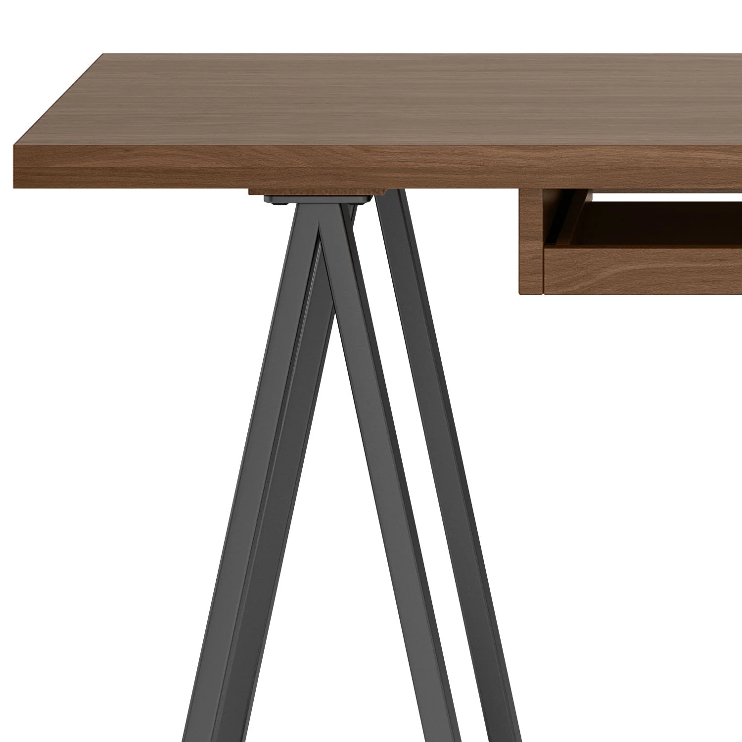 Sawhorse - Handcrafted Solid Desk - Image 4
