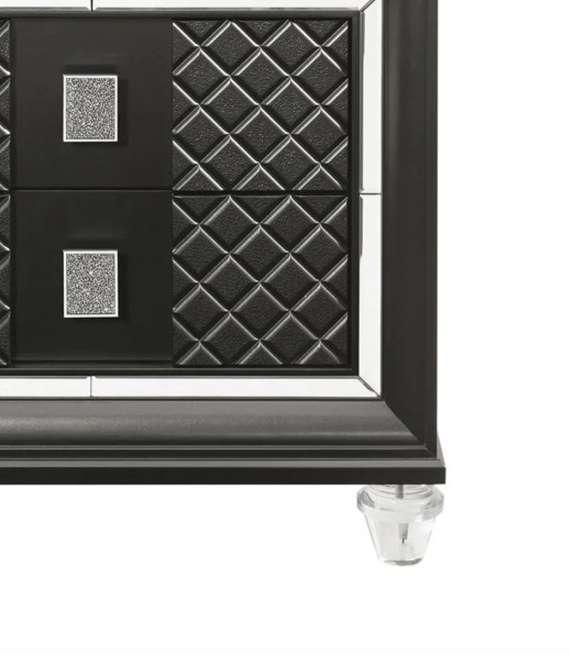 Sawyer - Metallic Nightstand - Gray - Image 4