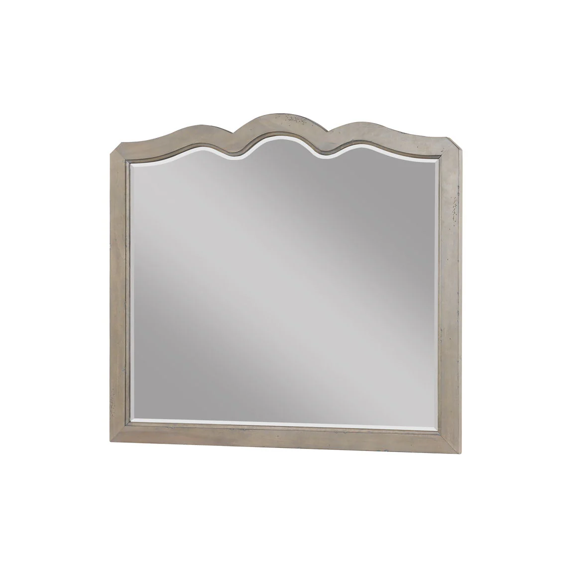 Scallop Shaped Mirror - White Poplar - Image 3