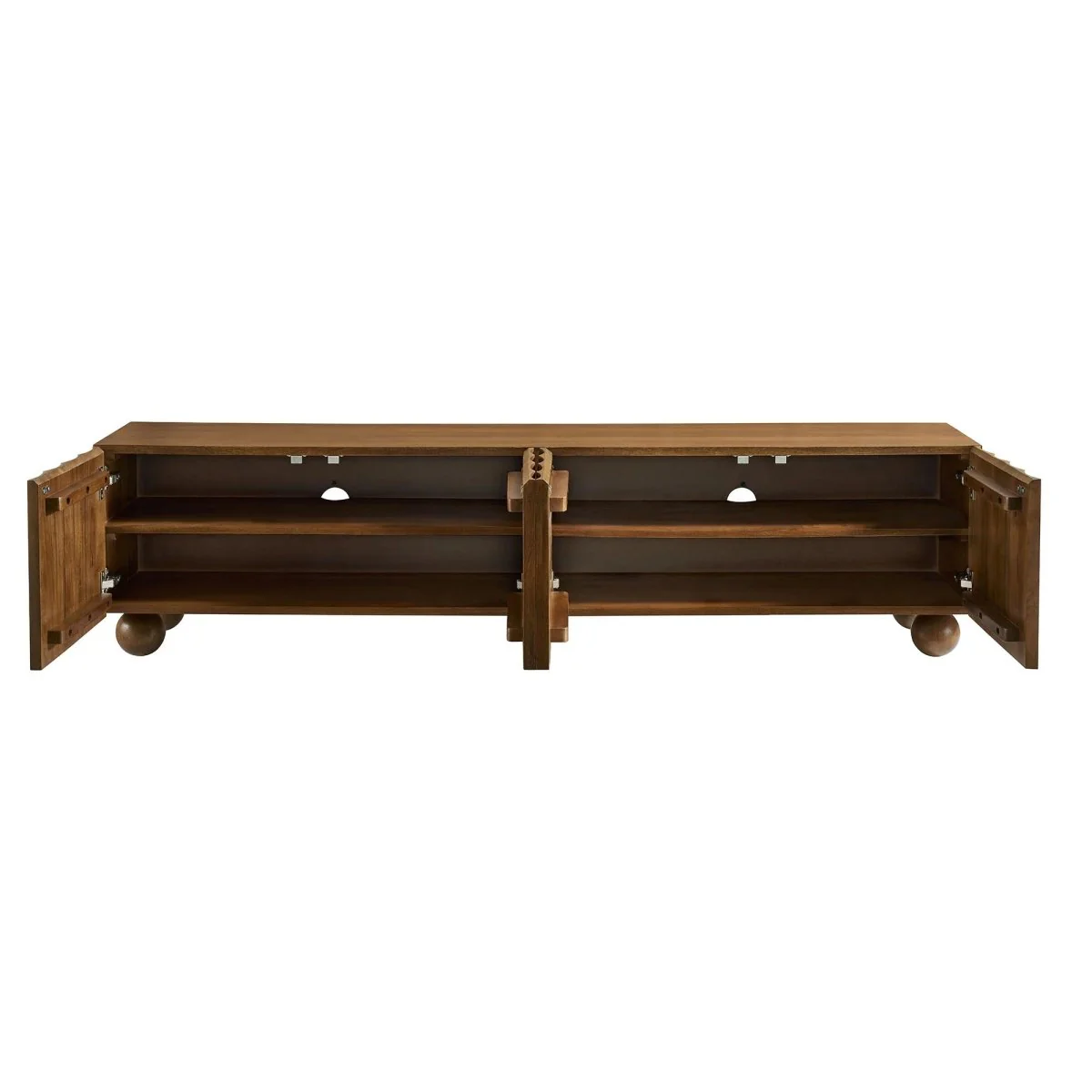 Scalloped Wood TV Stand 71 Inch - Image 7