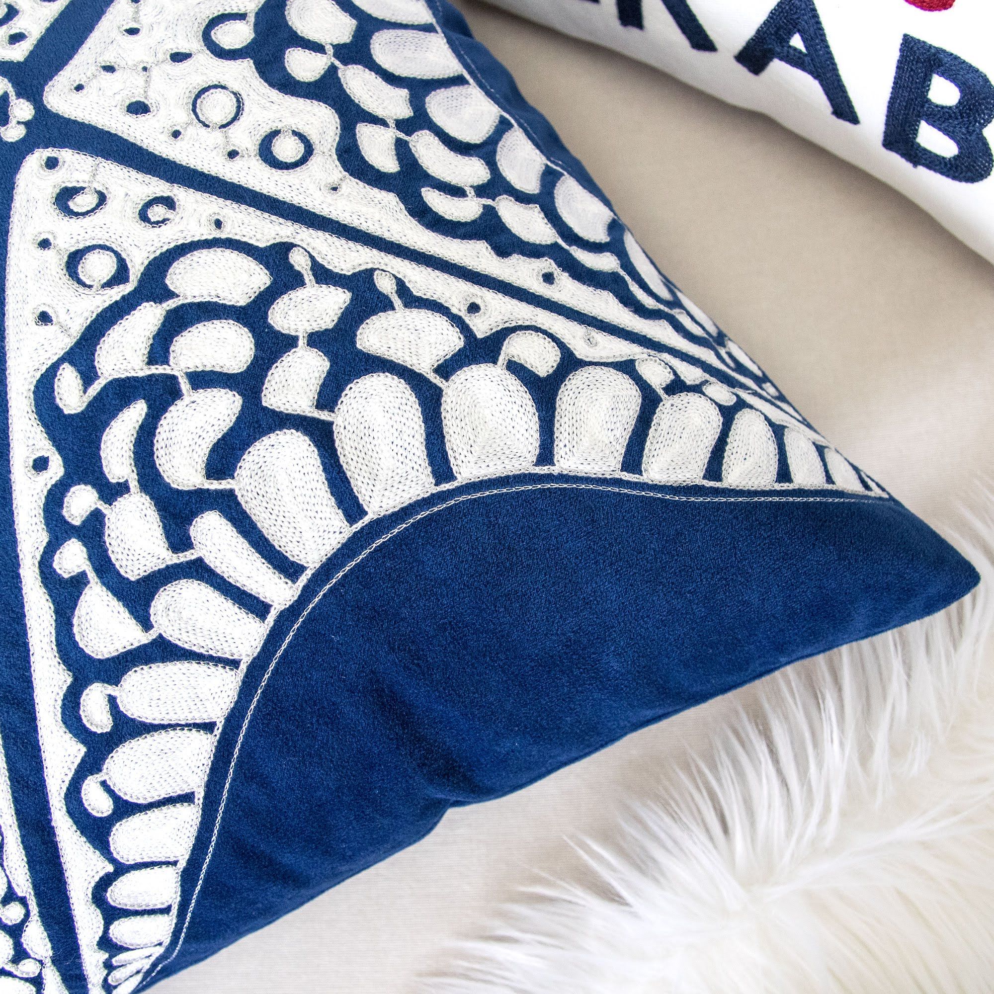 Seastar Starfish Pillow With Hidden Zipper (Set of 2) - Indigo - Image 6