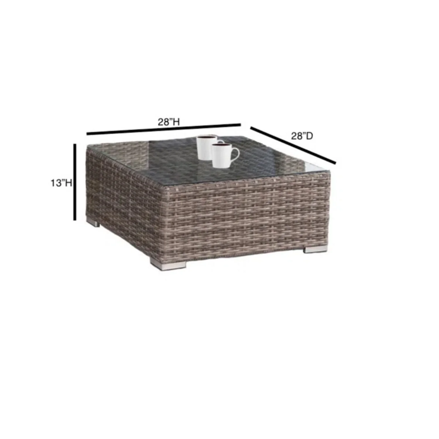 Seating Set With Cushions Handcrafted Wicker Design - Image 26