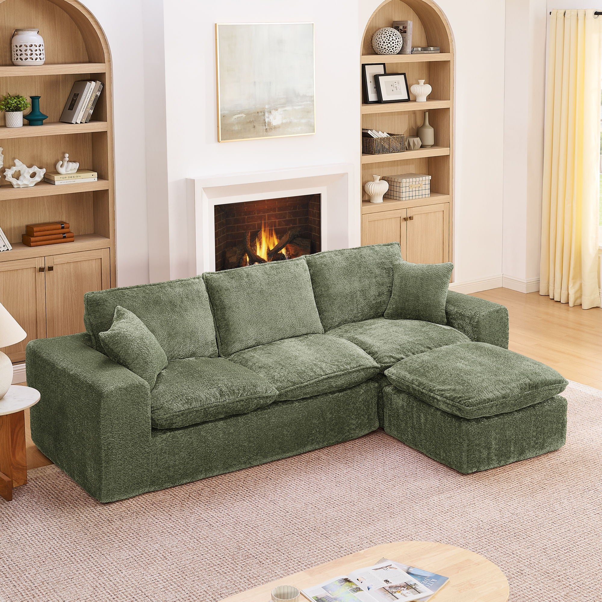 Sectional Sofa With Moveable Ottoman - Image 41