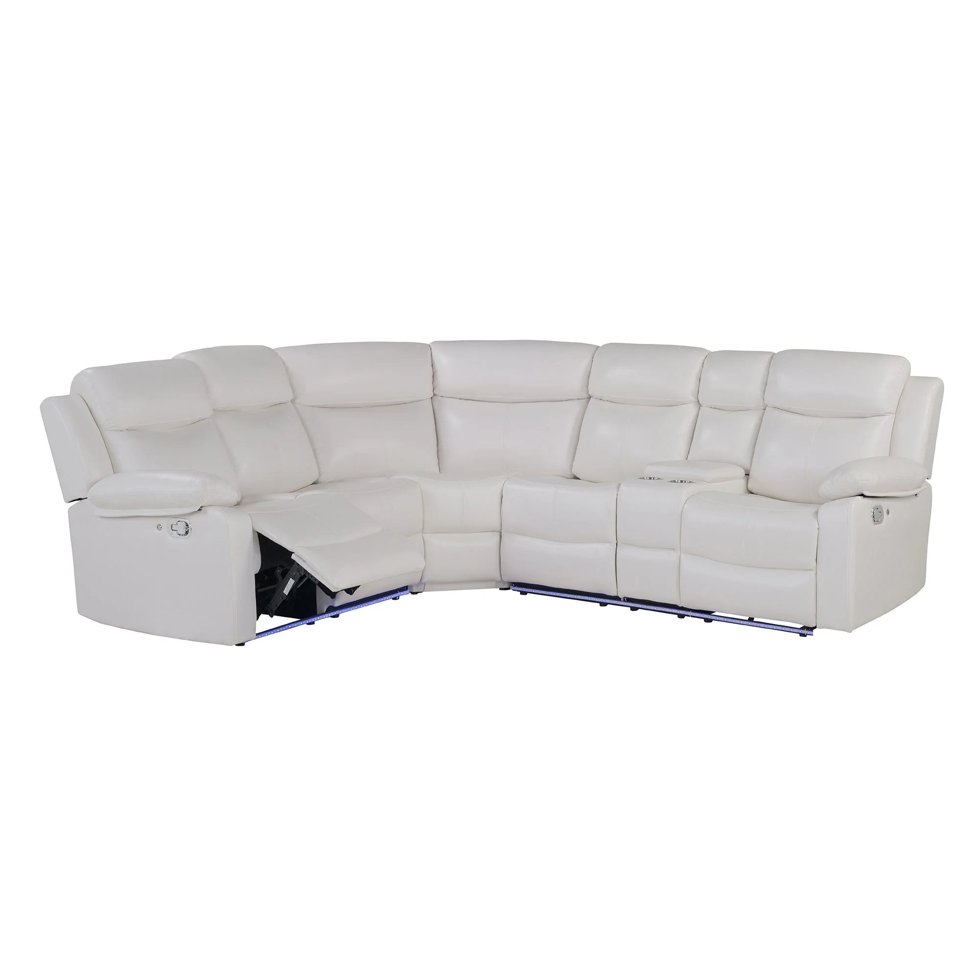 Sectional Sofa With Recline And Storage - Image 11